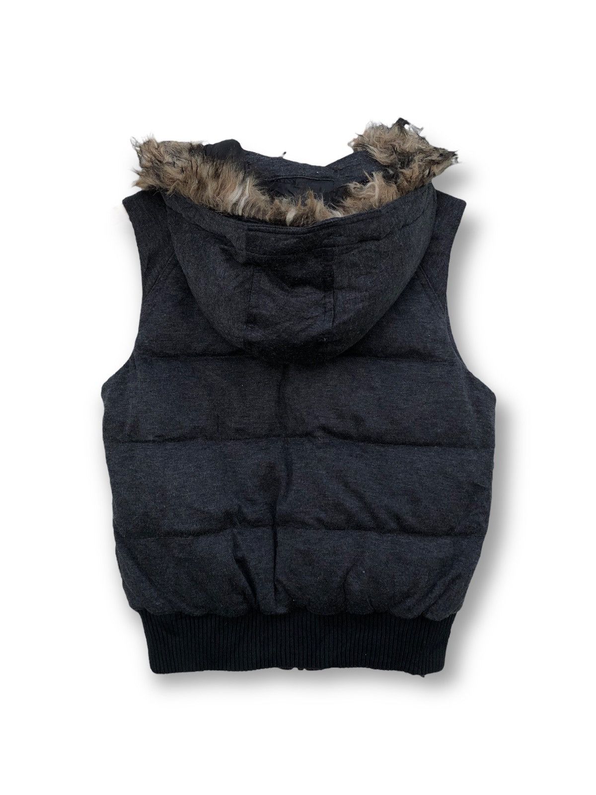 20471120 × Issey Miyake ‼️RARE‼️ 20020801 PLST Down Vest Jacket With Fur Hoodie Size US S / EU 44-46 / 1 - 5 Thumbnail