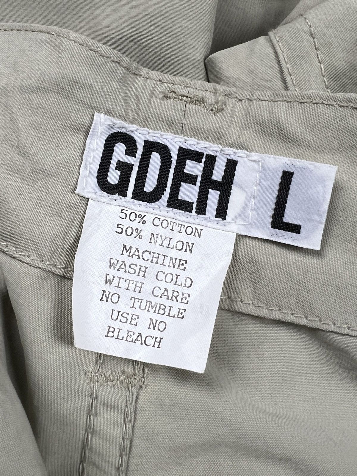 GOODENOUGH Vintage GDEH By Hiroshi Fujiwara Parachute Cargo Pants Size US 34 / EU 50 - 21 Thumbnail