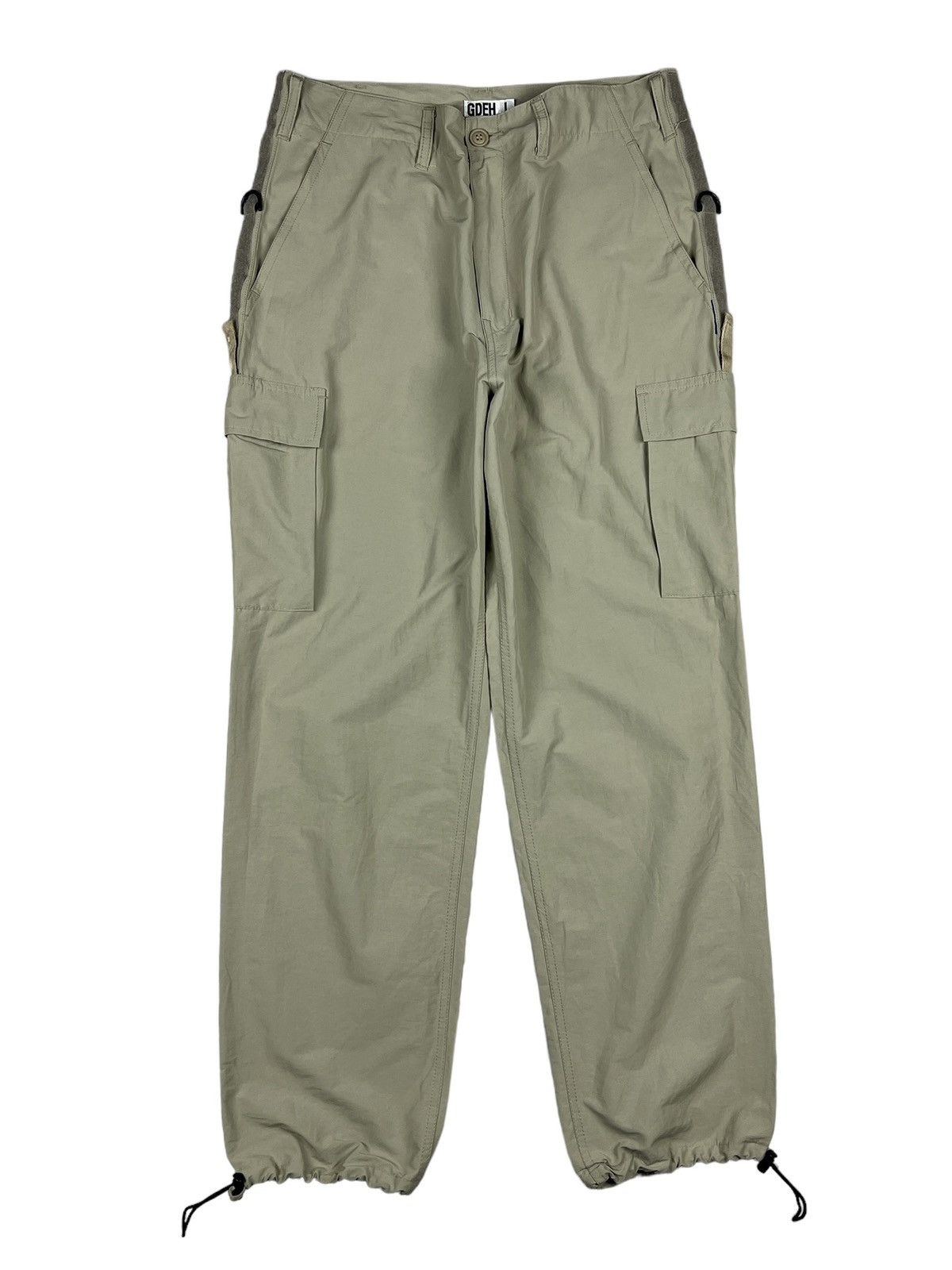 GOODENOUGH Vintage GDEH By Hiroshi Fujiwara Parachute Cargo Pants Size US 34 / EU 50 - 2 Thumbnail