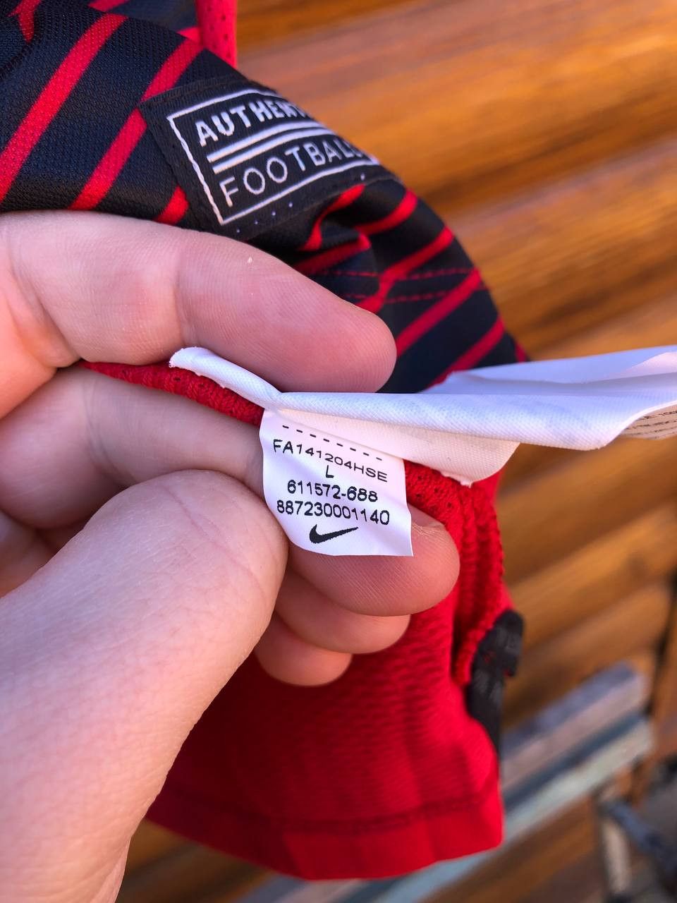 Nike Manchester United Home Football Shirt Jersey Nike Size US L / EU 52-54 / 3 - 6 Thumbnail