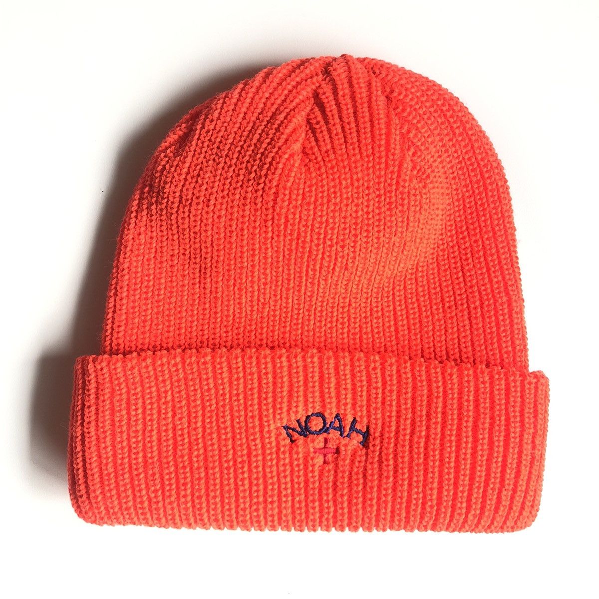 Noah Noah FW22 Core Logo Beanie SAFETY ORANGE Size ONE SIZE - 1 Thumbnail
