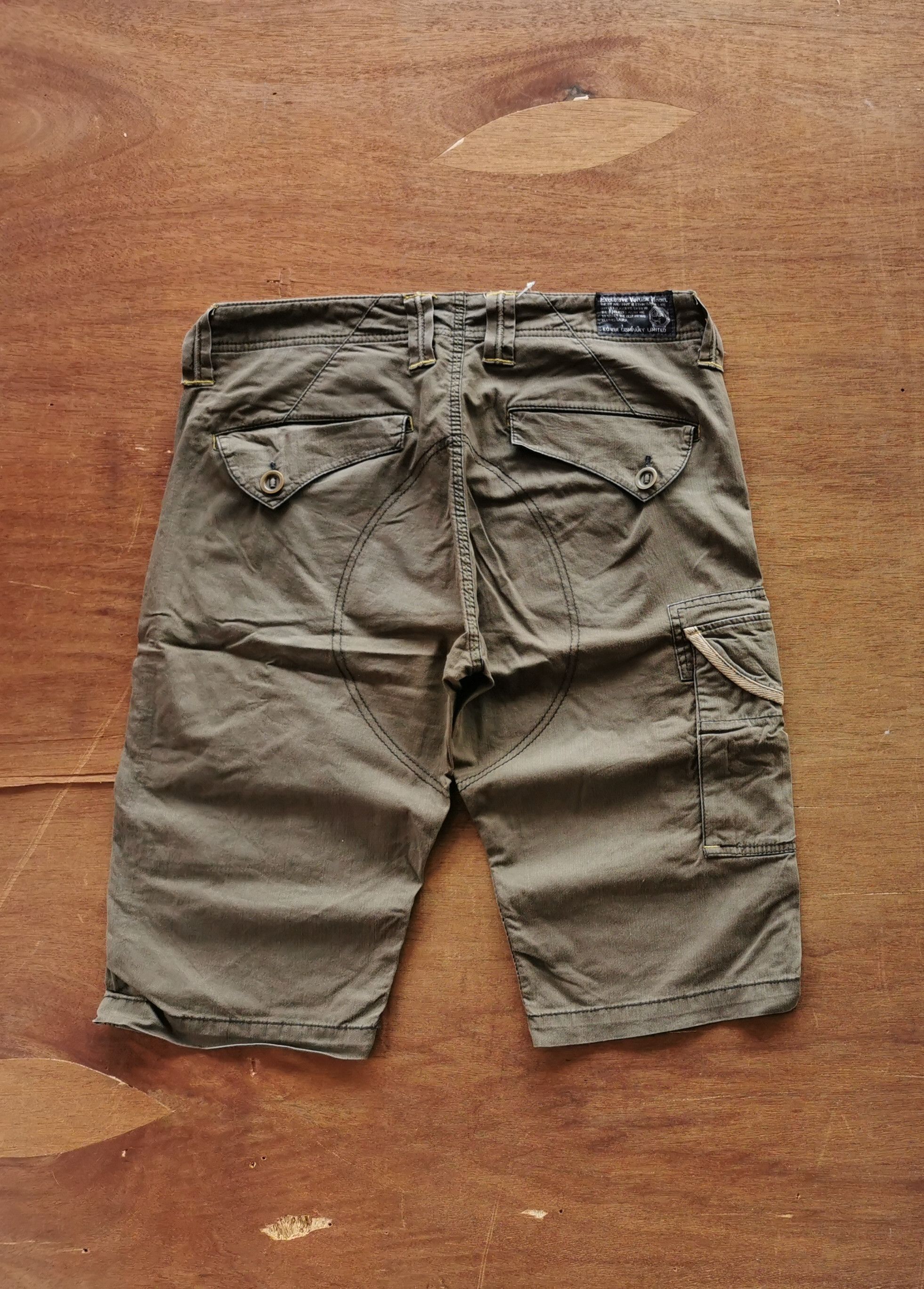 Edwin Edwin Exclusive Vintage Cargo Shorts Size US 33 - 4 Thumbnail