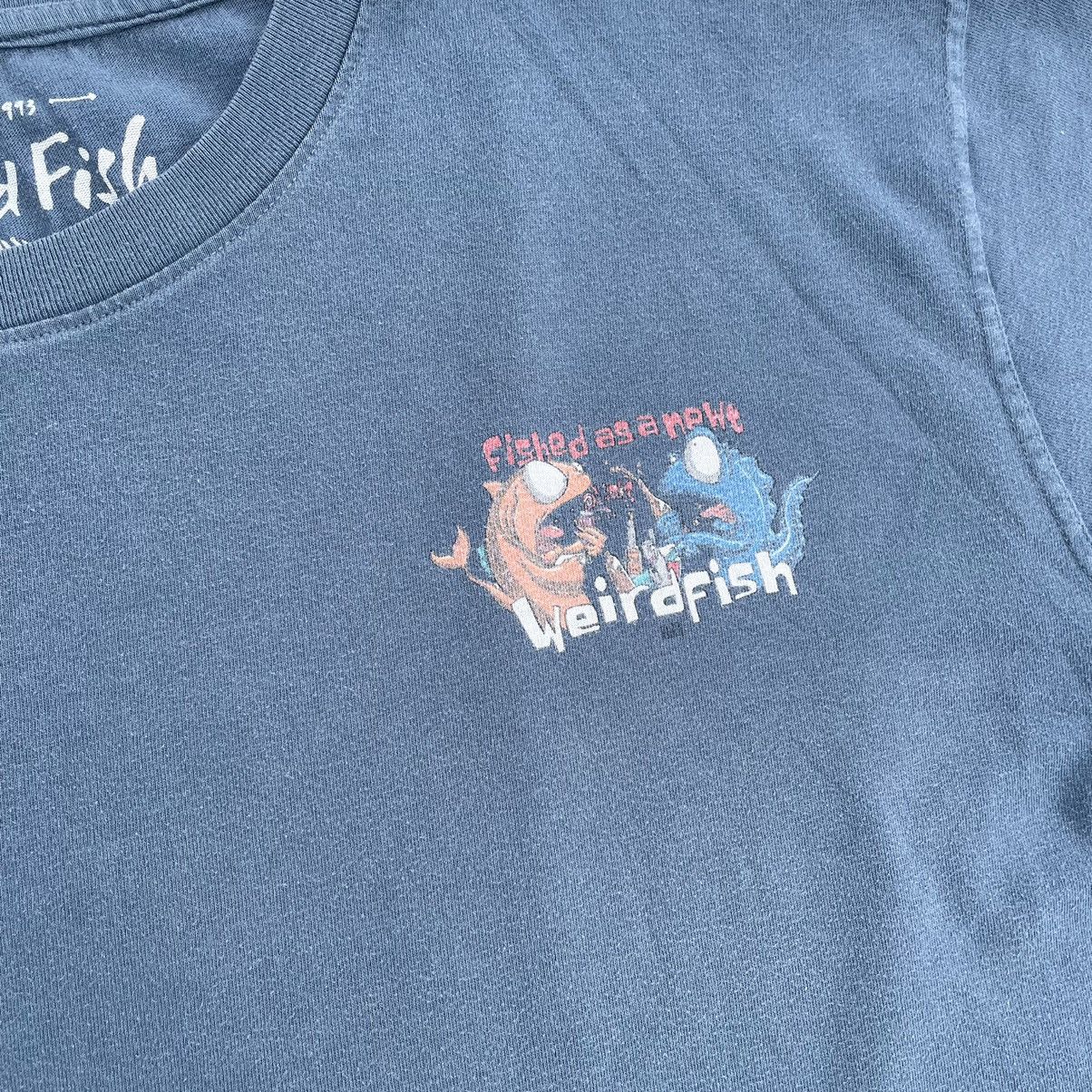 Cartoon Network × Vintage Vintage Weird Fish Big Logo T-shirts 90s Streetwear Oversize Size US XXL / EU 58 / 5 - 9 Thumbnail
