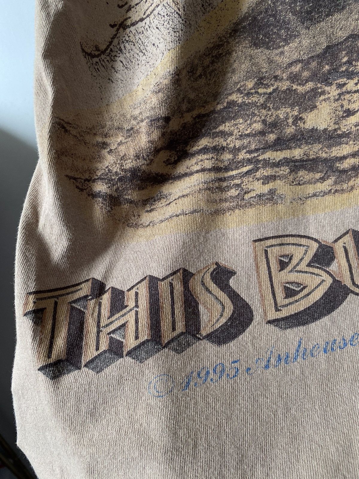 Budweiser Vintage 1995 Budweiser Full Print T Shirt Size US XL / EU 56 / 4 - 5 Thumbnail