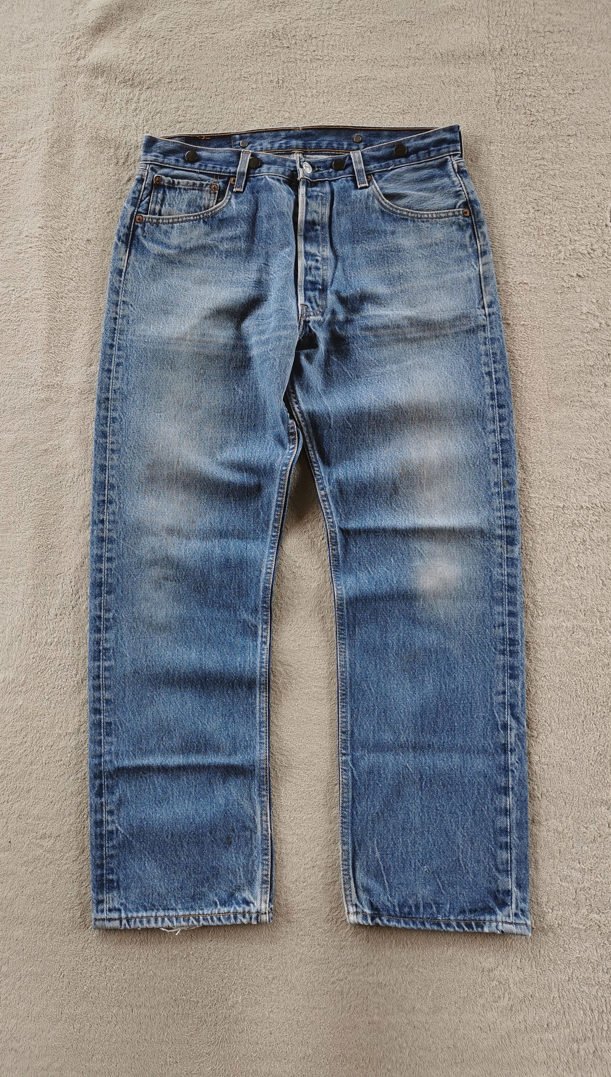 image of 1996 Vintage Levis Lot 501Xx Light Blue Jeans, Men's (Size 34)