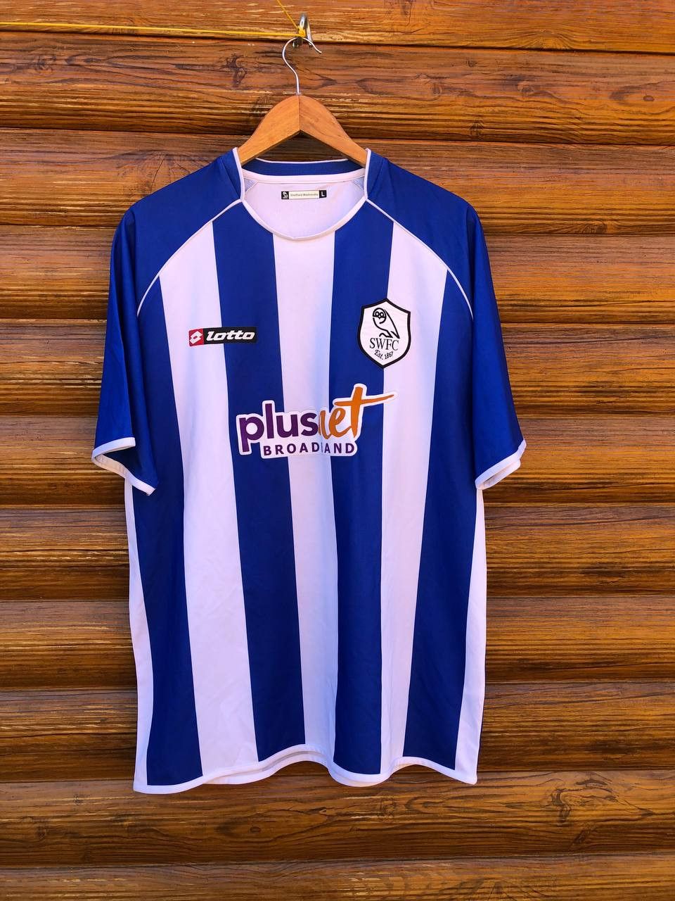 Lotto Sport Sheffield Wednesday FC SWFC football soccer jersey Size US L / EU 52-54 / 3 - 1 Thumbnail
