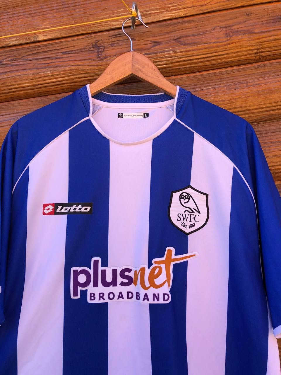 Lotto Sport Sheffield Wednesday FC SWFC football soccer jersey Size US L / EU 52-54 / 3 - 3 Thumbnail