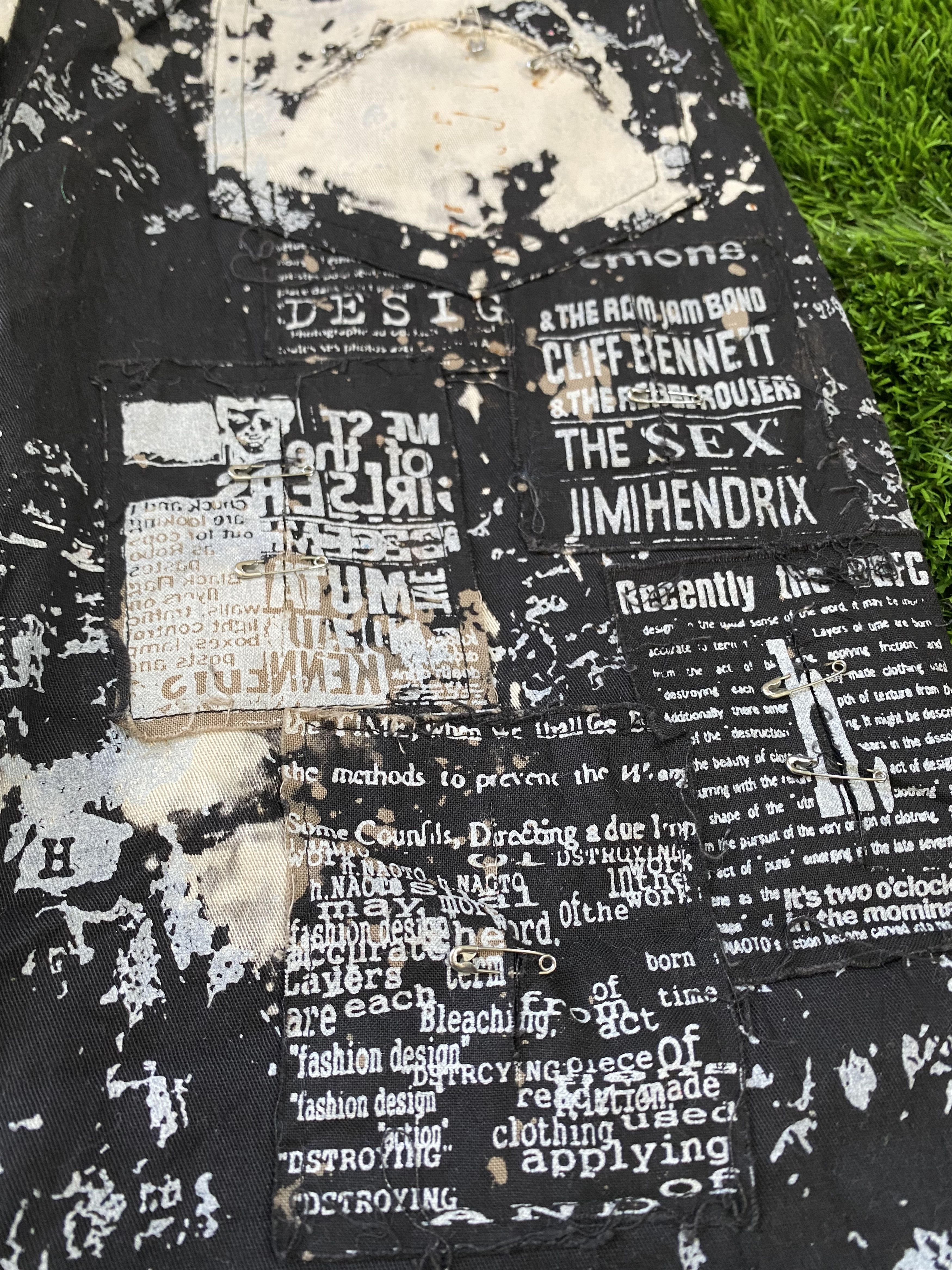 Japanese Brand H Anarchy By Naoto Japan Punk Bondage Full Print Pants Size US 26 / EU 42 - 7 Thumbnail