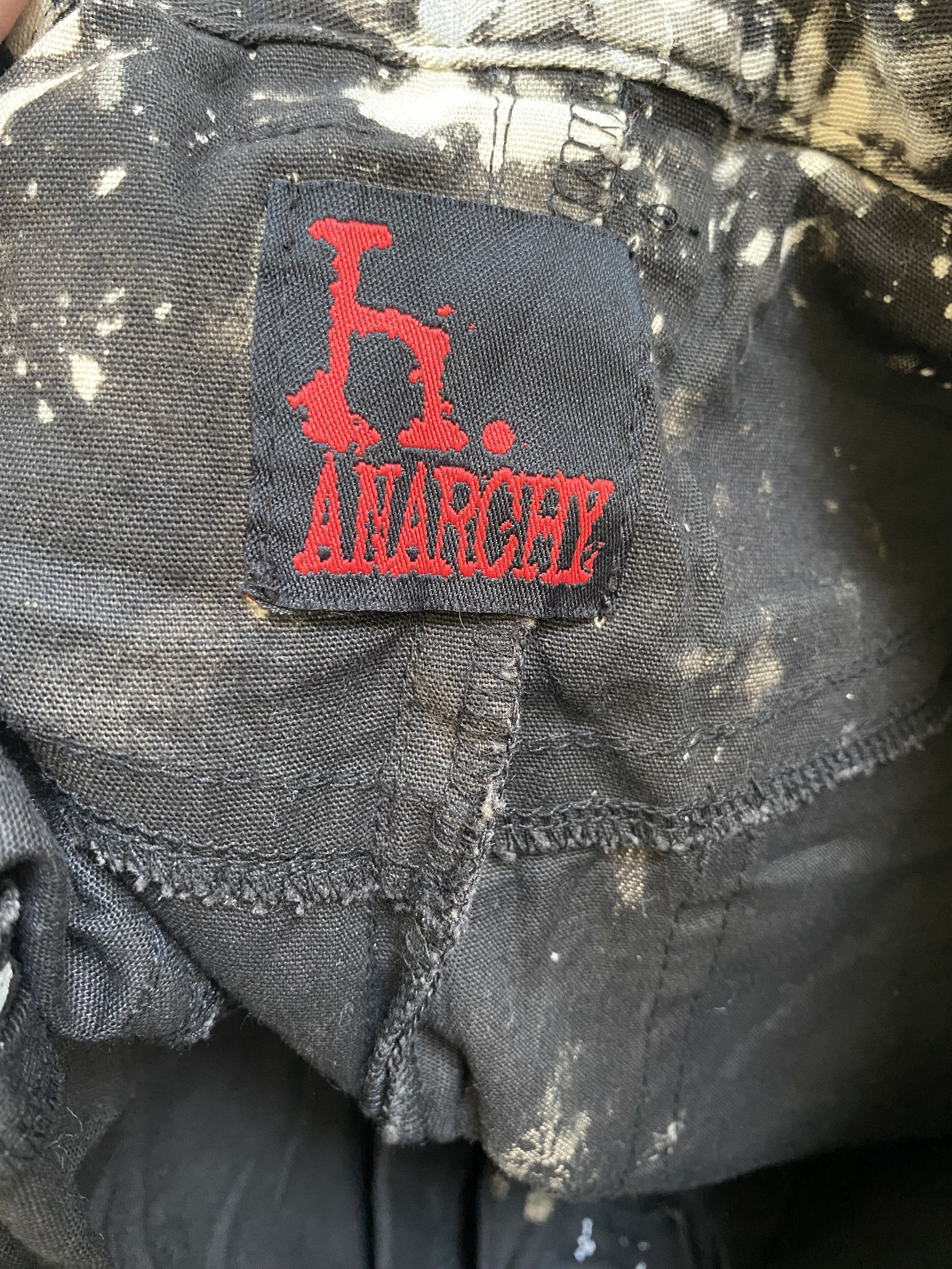 Japanese Brand H Anarchy By Naoto Japan Punk Bondage Full Print Pants Size US 26 / EU 42 - 9 Thumbnail