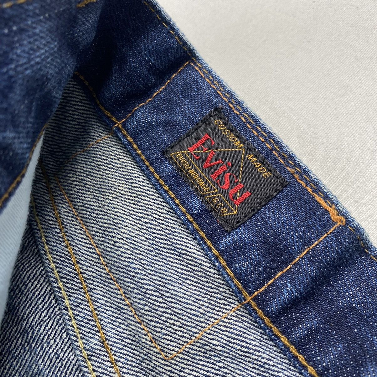 Evisu Evisu logo distressed selvedge jeans 2008 Size US 29 - 12 Thumbnail