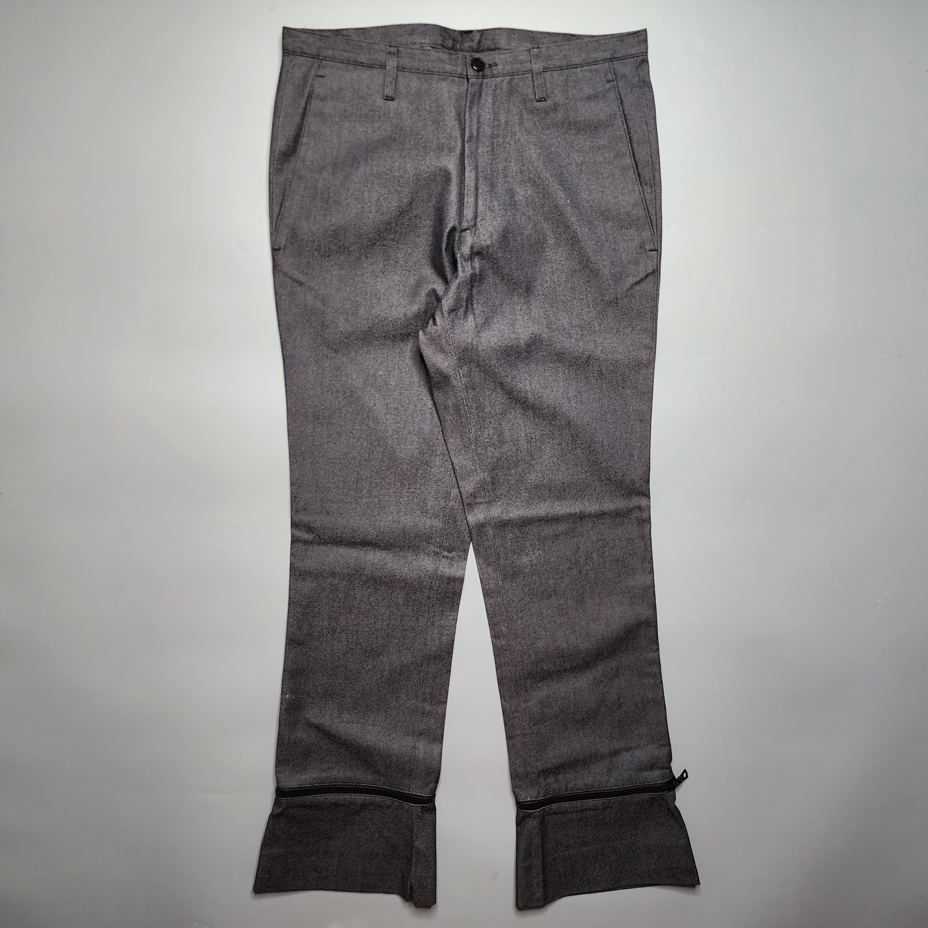 だう　miu miu archive grey slacks miu miu archive grey slacks パンツ