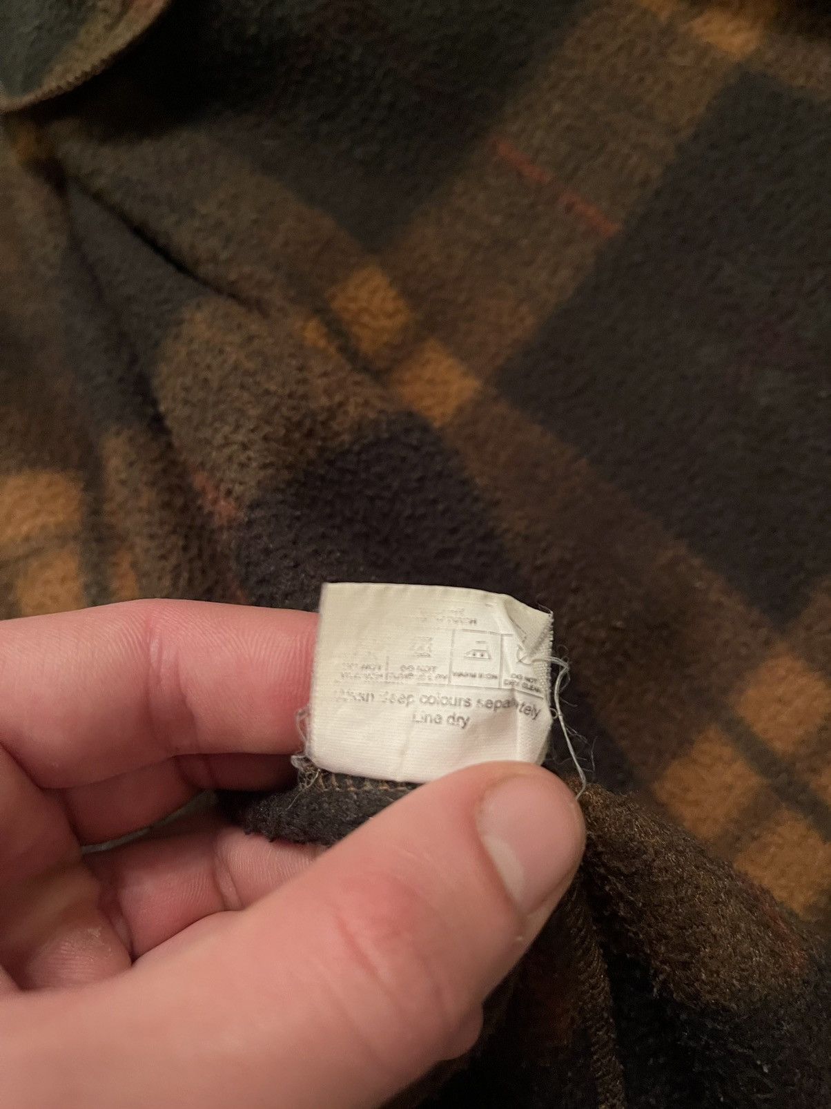 Burberry × Vintage Burberry 90s vintage fleece check tartan overshirt jacket Size US M / EU 48-50 / 2 - 6 Thumbnail