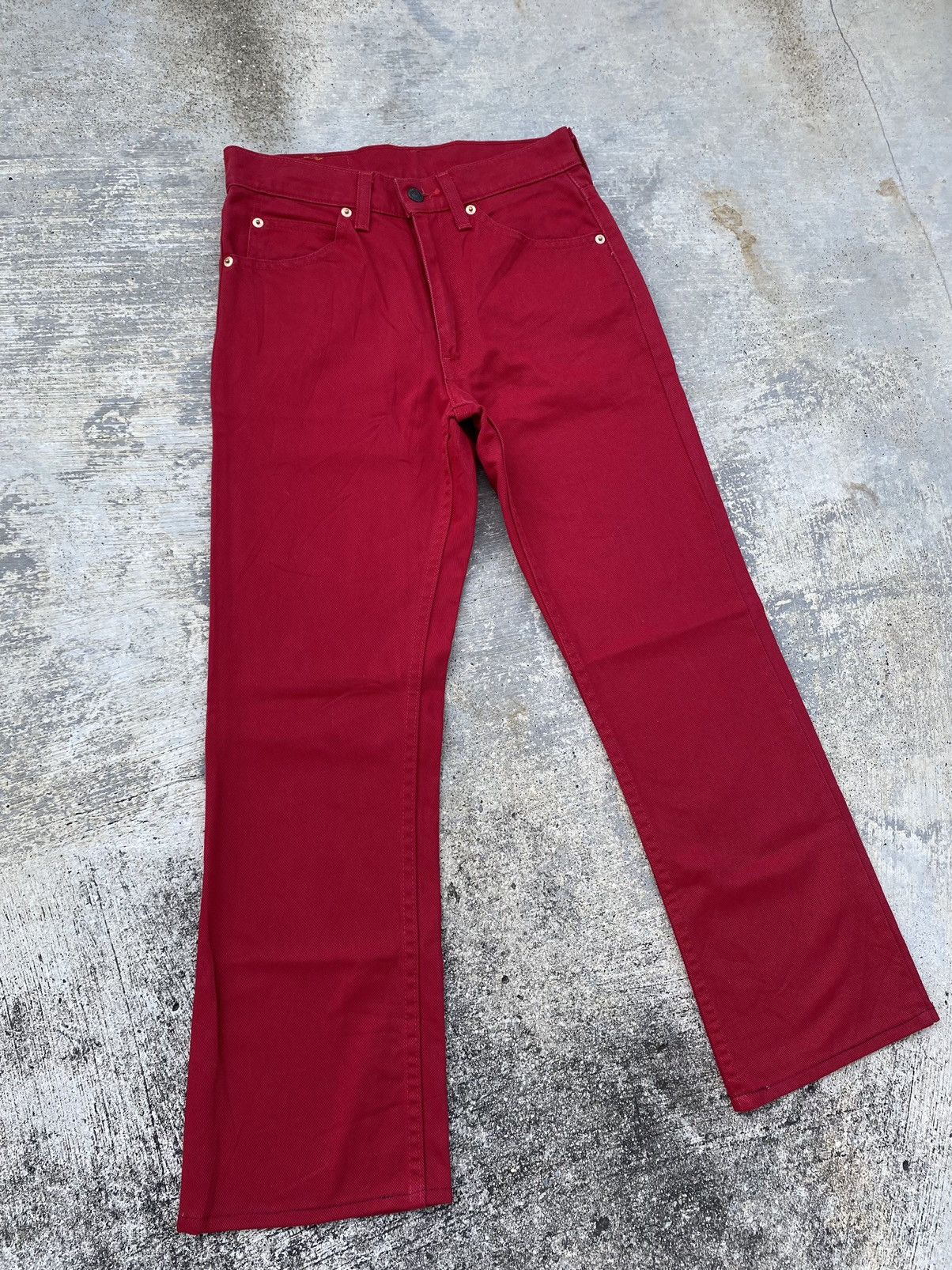Levi's VINTAGE LEVIS 517 FLARED BOOTCUT COWBOY DENIM JEANS Size US 28 / EU 44 - 4 Thumbnail