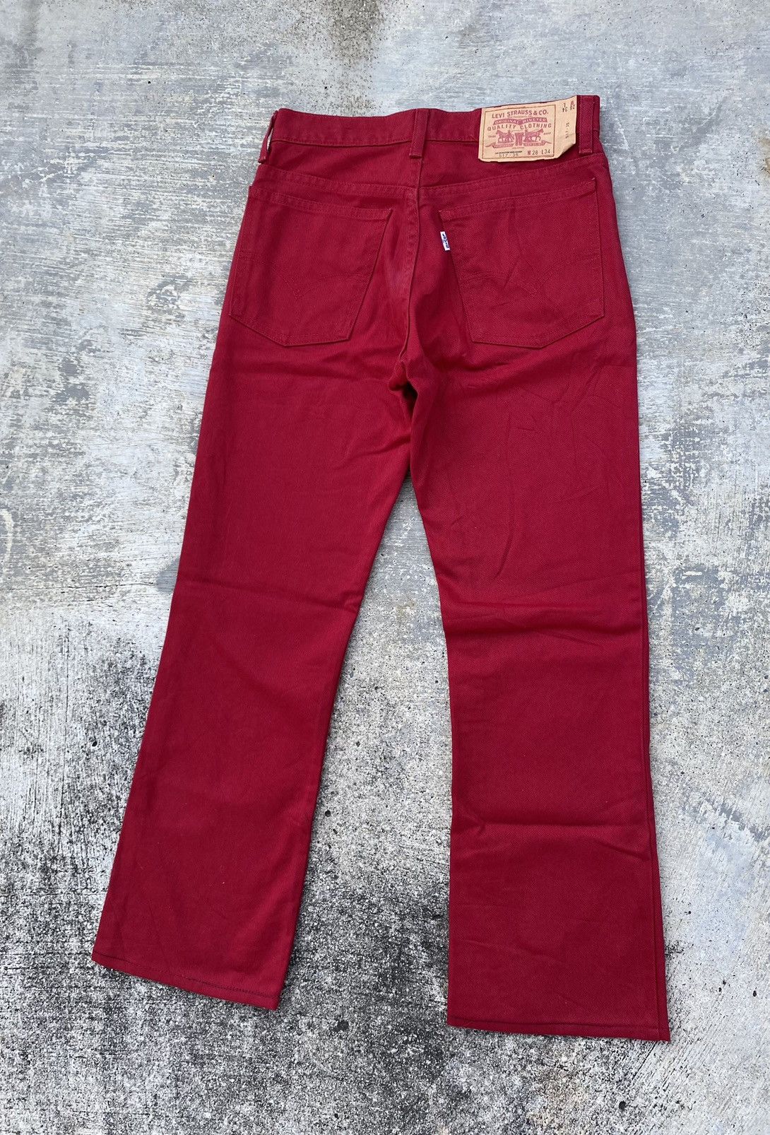 Levi's VINTAGE LEVIS 517 FLARED BOOTCUT COWBOY DENIM JEANS Size US 28 / EU 44 - 7 Thumbnail