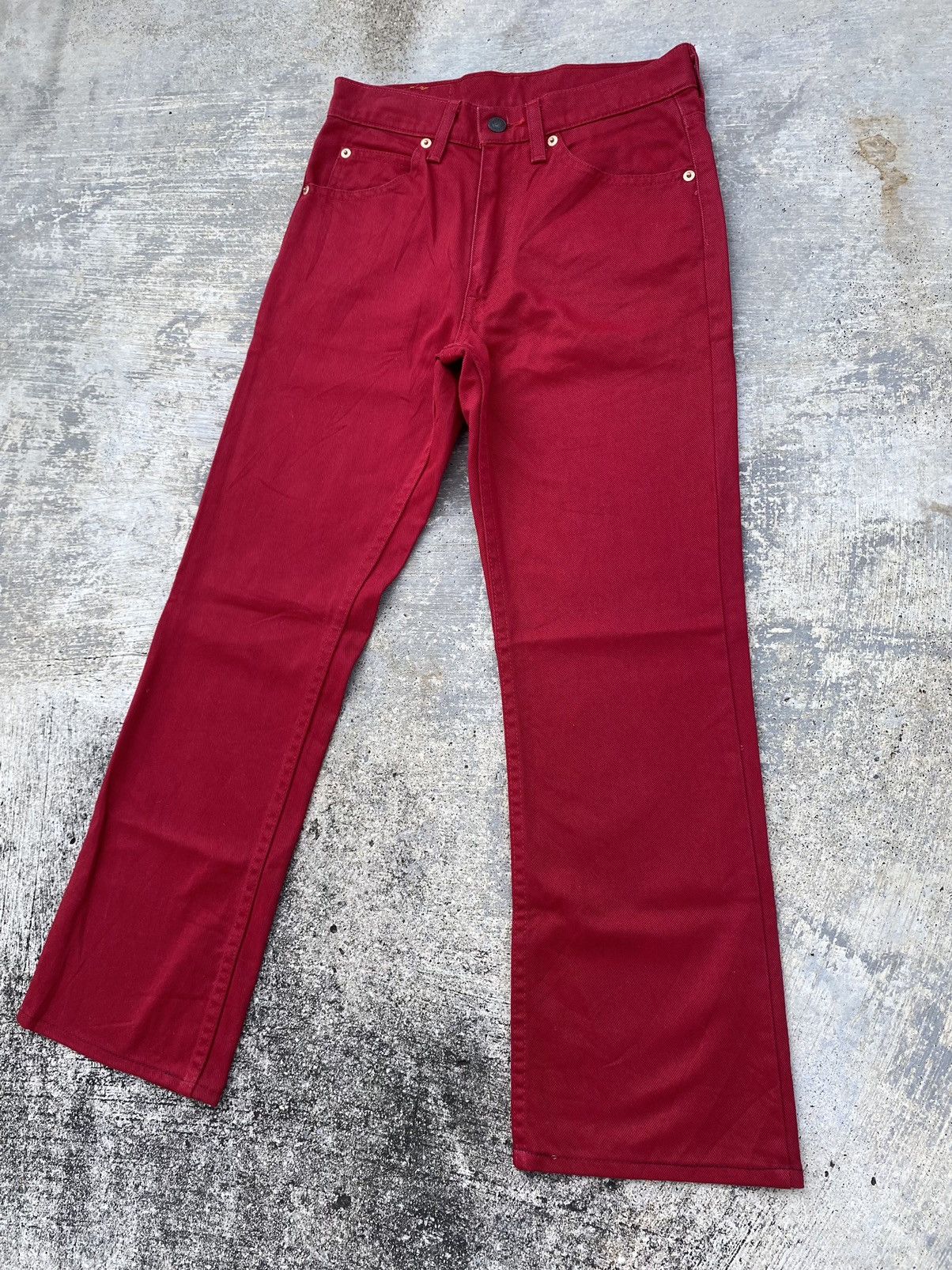 Levi's VINTAGE LEVIS 517 FLARED BOOTCUT COWBOY DENIM JEANS Size US 28 / EU 44 - 3 Thumbnail