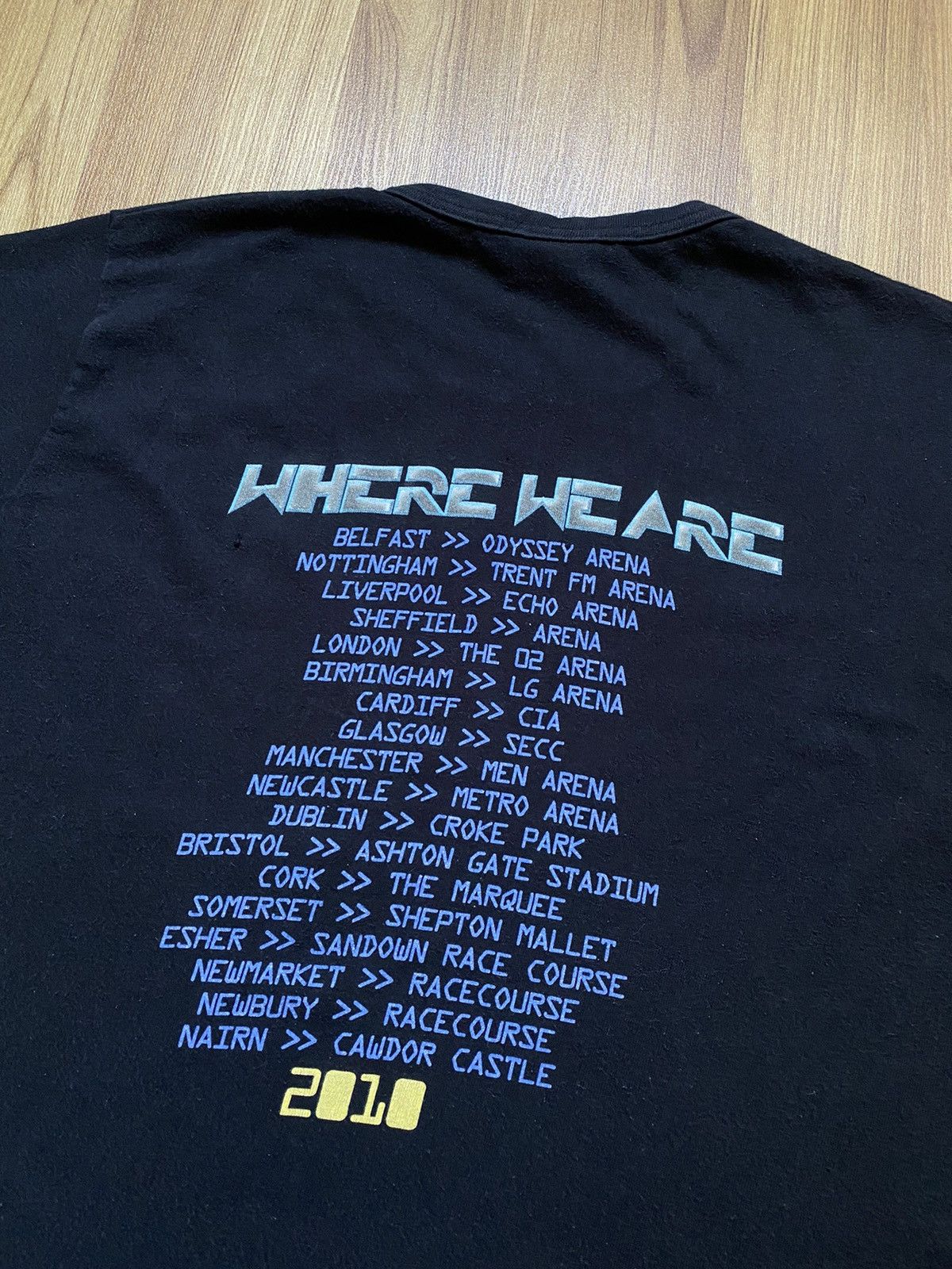 Band Tees Y2K Westlife Where We Are 2010 T Shirt Tee Backstreet Boys Size US M / EU 48-50 / 2 - 9 Thumbnail