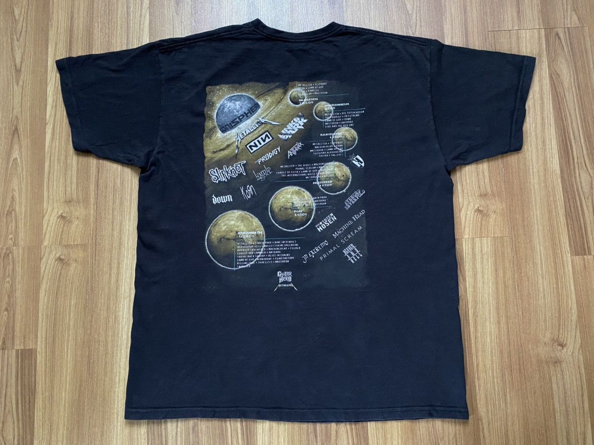 Band Tees Vintage Y2K Sonisphere T Shirt Tee Nin Slipknot Prodigy Size US XL / EU 56 / 4 - 3 Thumbnail