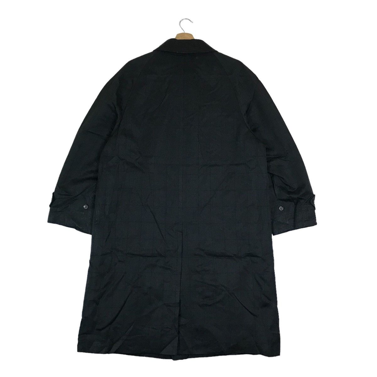 Vintage Burberrys’ Flat Hidden Button Long Coat Jacket