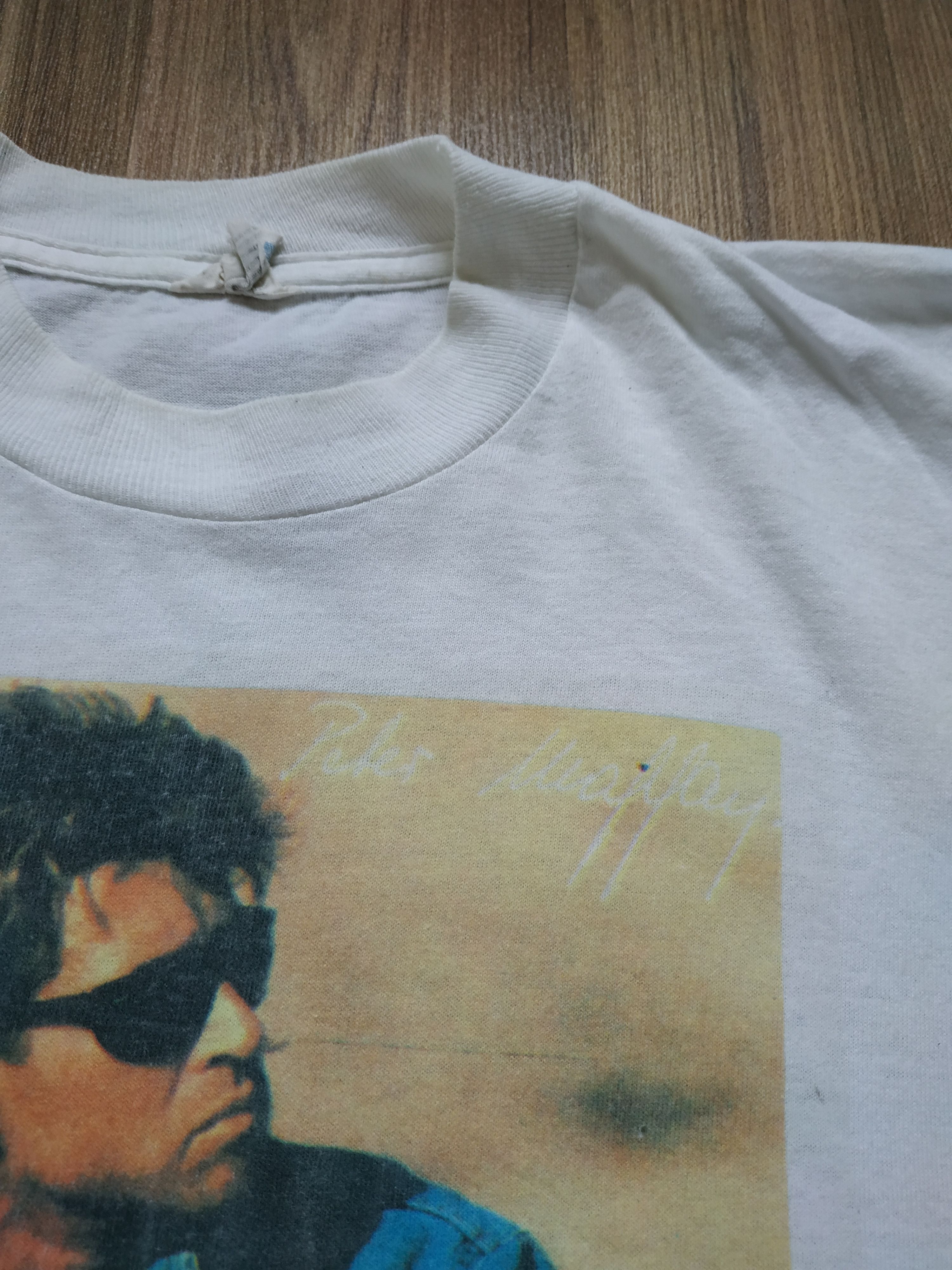 Band Tees Vintage Peter Maffay T Shirt like Jimm Morrison Hendrix Size US XL / EU 56 / 4 - 3 Thumbnail
