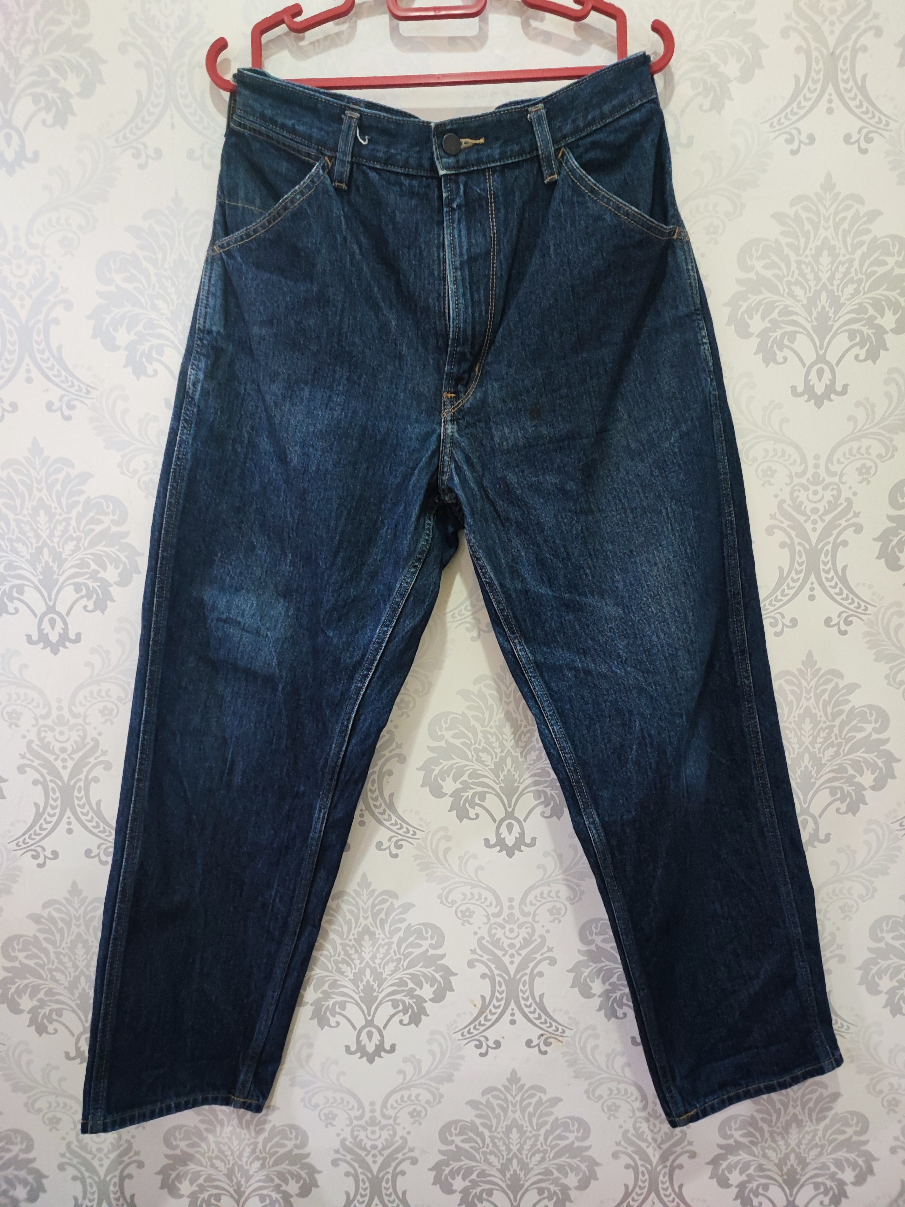 Christophe Lemaire Uniqlo Christophe Lemaire Baggy Tapered Cropped Jeans Size US 34 / EU 50 - 1 Thumbnail