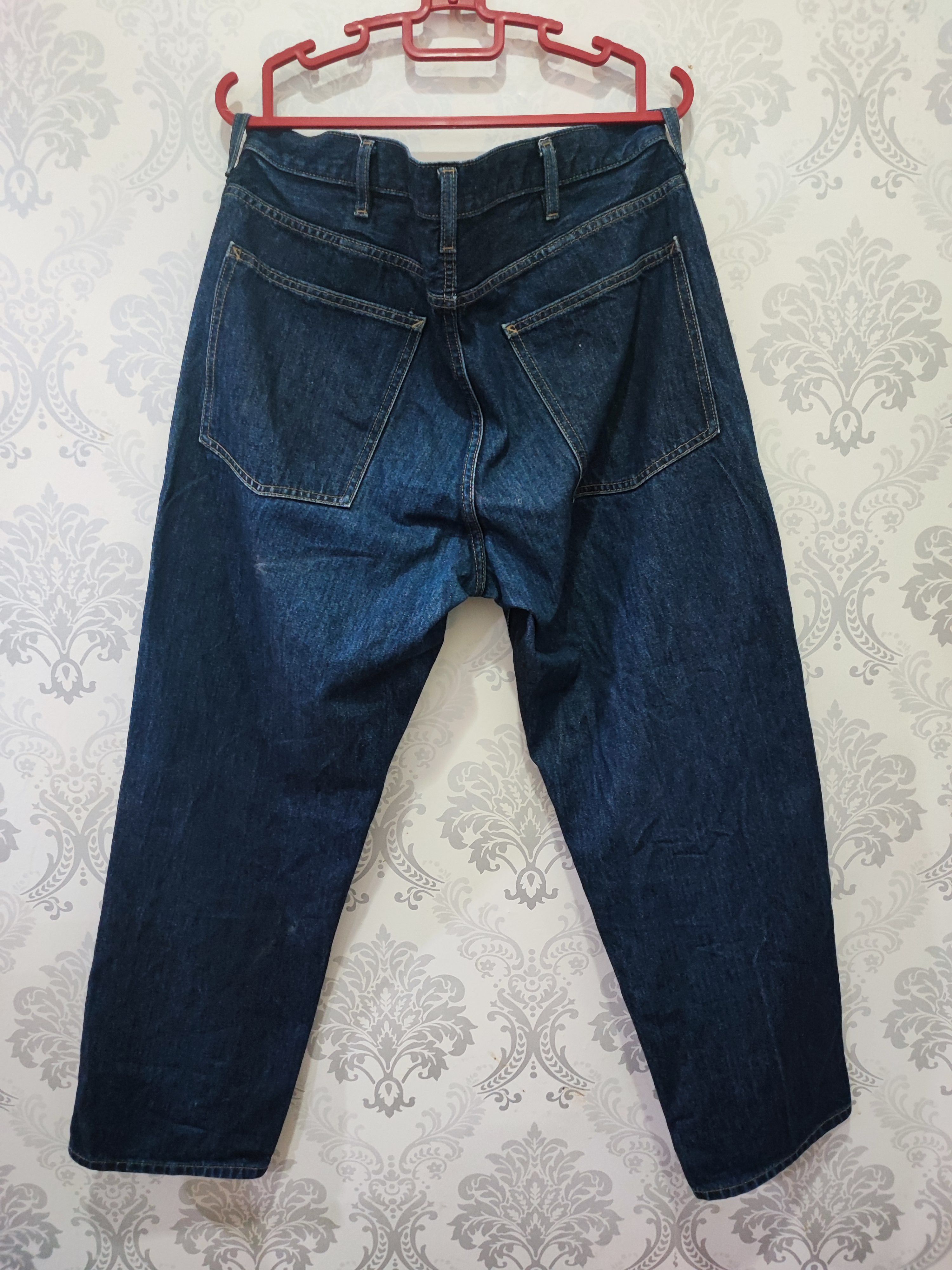 Christophe Lemaire Uniqlo Christophe Lemaire Baggy Tapered Cropped Jeans Size US 34 / EU 50 - 2 Thumbnail