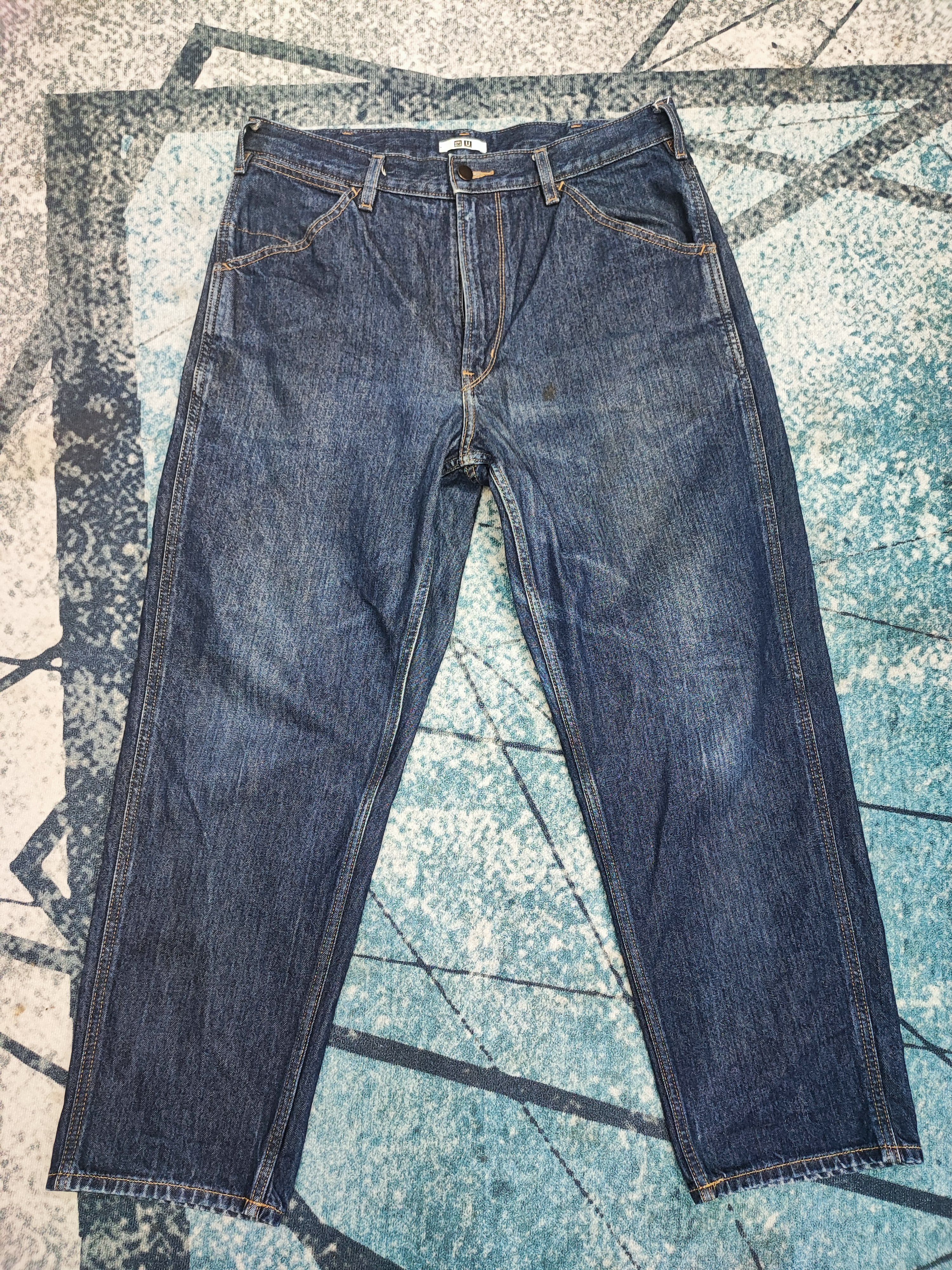 Christophe Lemaire Uniqlo Christophe Lemaire Baggy Tapered Cropped Jeans Size US 34 / EU 50 - 4 Thumbnail