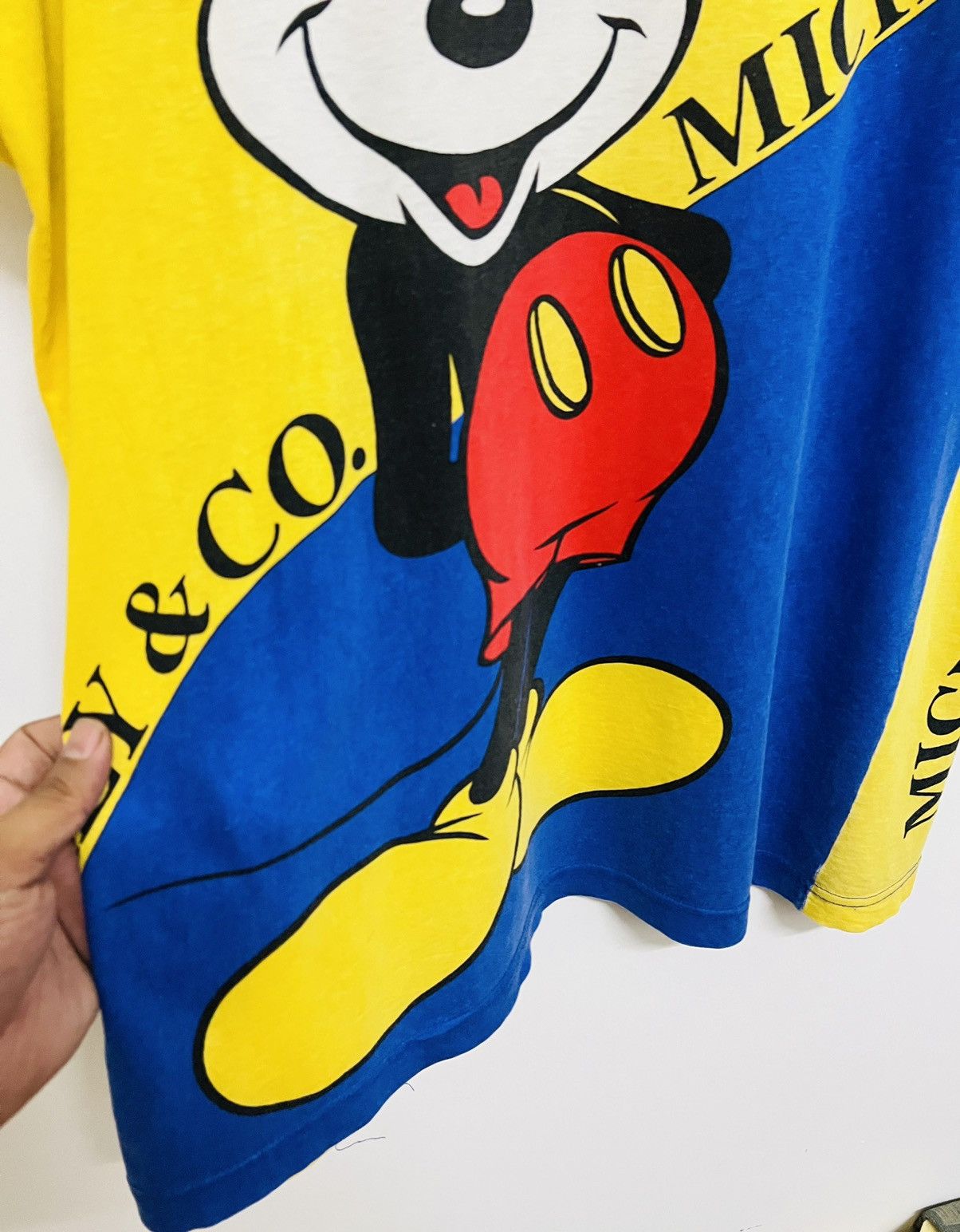 Disney × Mickey Mouse × Vintage Vintage Mickey Mouse Character Fullprint Tee Size US XL / EU 56 / 4 - 4 Thumbnail