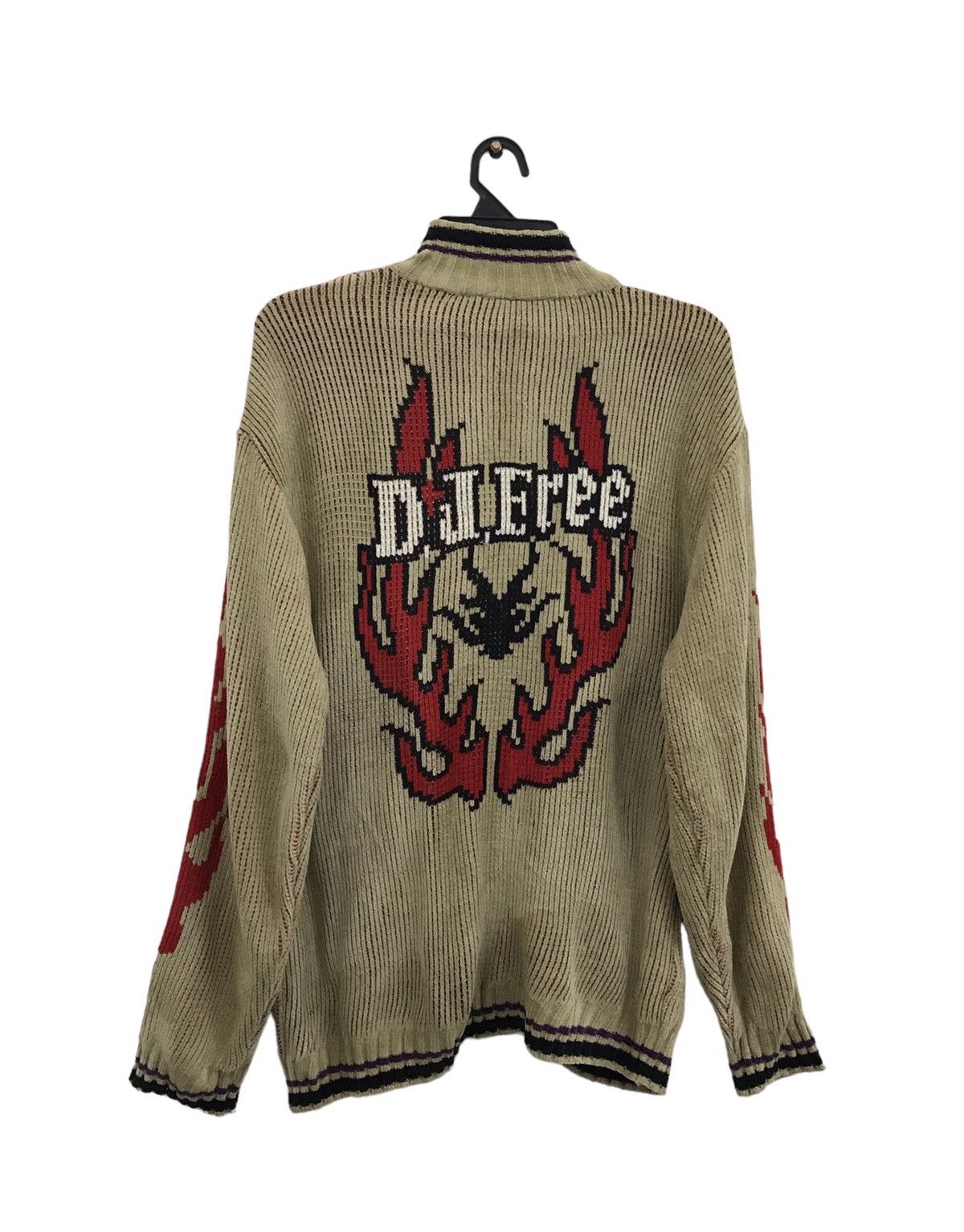 Japanese Brand DJ FREE KNITWEAR JACKET Size US M / EU 48-50 / 2 - 1 Thumbnail