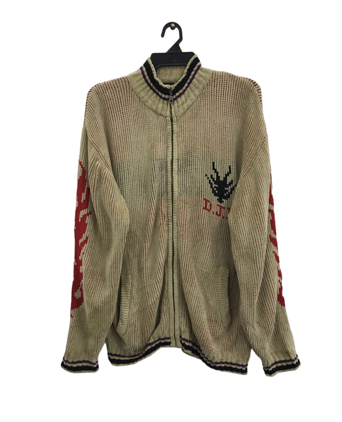 Japanese Brand DJ FREE KNITWEAR JACKET Size US M / EU 48-50 / 2 - 2 Thumbnail