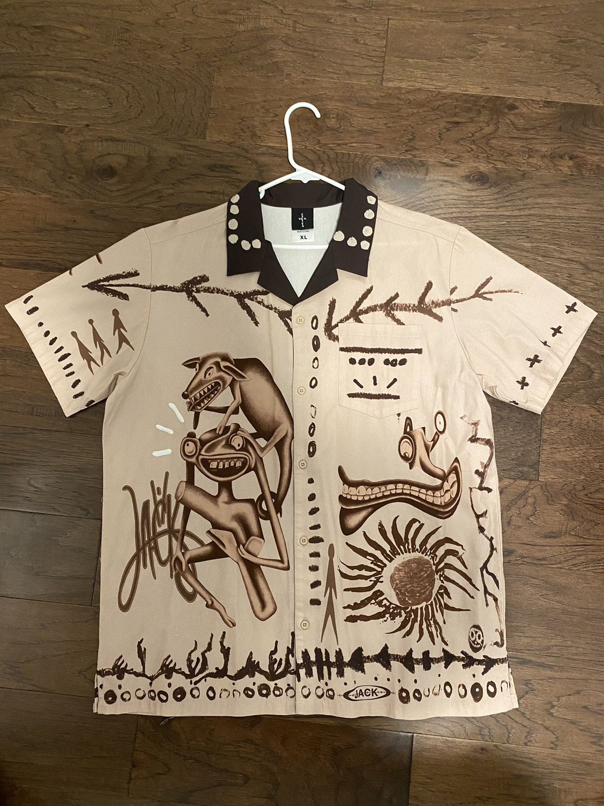Travis Scott Cactus Jack painters shirt | Grailed