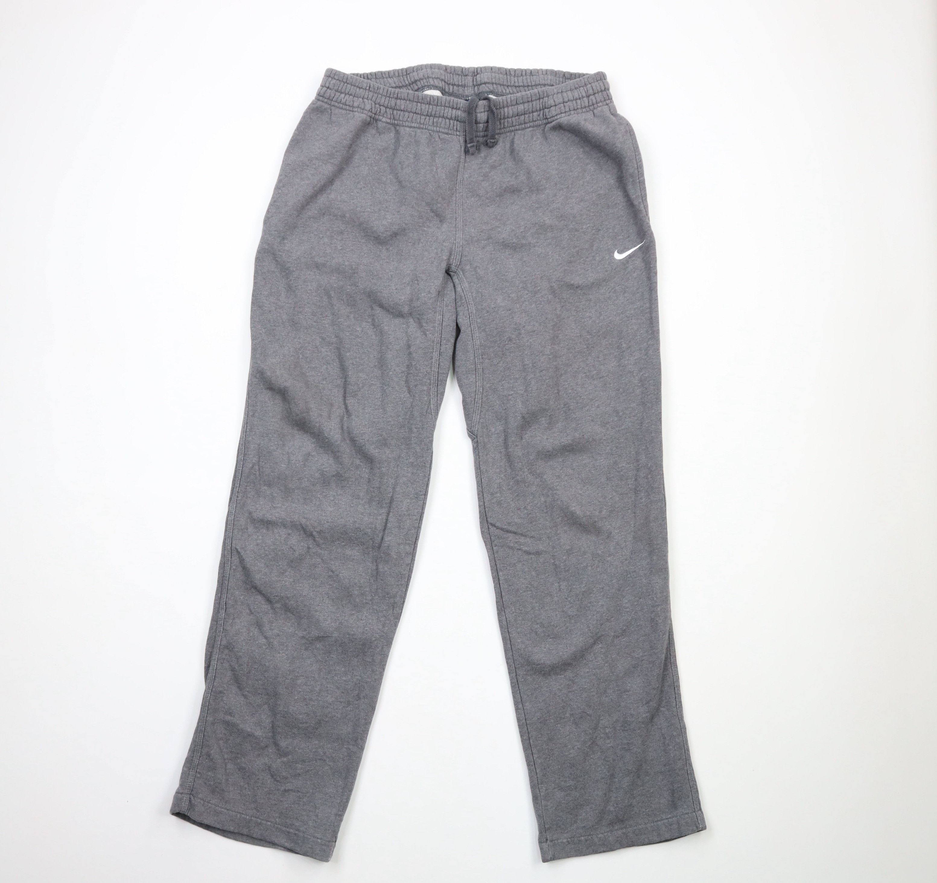 Nike × Vintage Vintage Nike Scott Mini Swoosh Wide Leg Sweatpants Gray Size US 38 / EU 54 - 1 Thumbnail