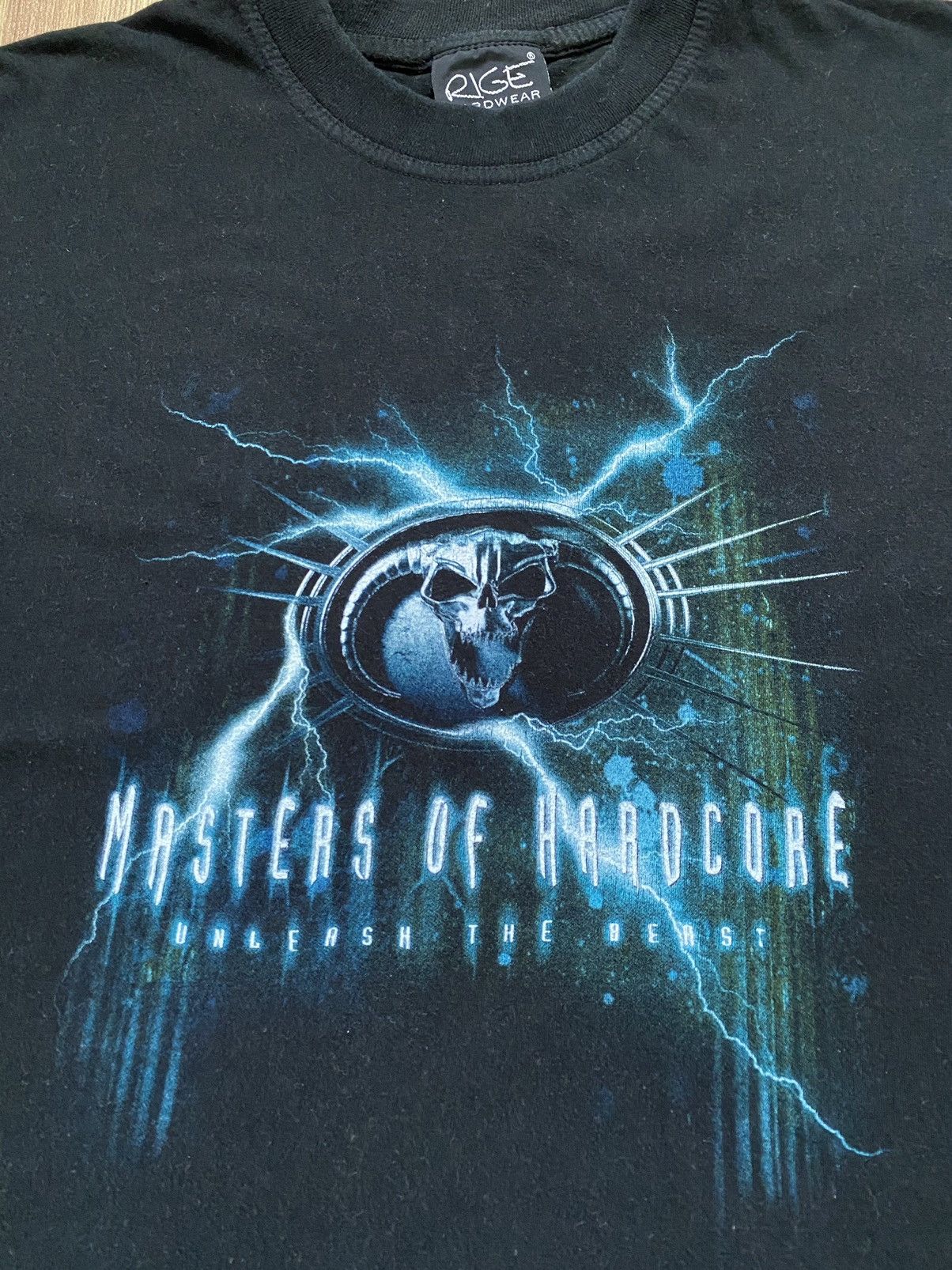 Band Tees Vintage Y2K Masters of Hardcore Unleash The Beast T Shirt Size US L / EU 52-54 / 3 - 2 Thumbnail