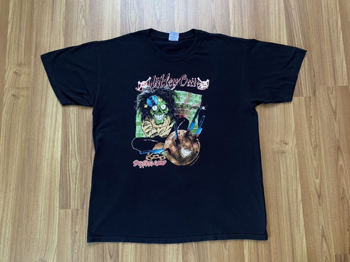 Band Tees Y2K Motley Cure Dr Feelgood 2005 T Shirt Nirvana Zeppelin Size US L / EU 52-54 / 3 - 1 Thumbnail