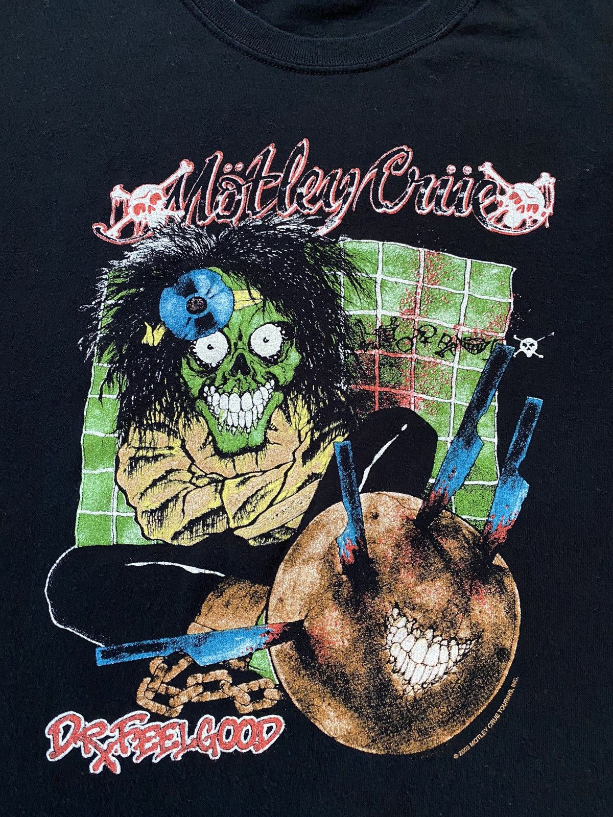 Band Tees Y2K Motley Cure Dr Feelgood 2005 T Shirt Nirvana Zeppelin Size US L / EU 52-54 / 3 - 2 Thumbnail