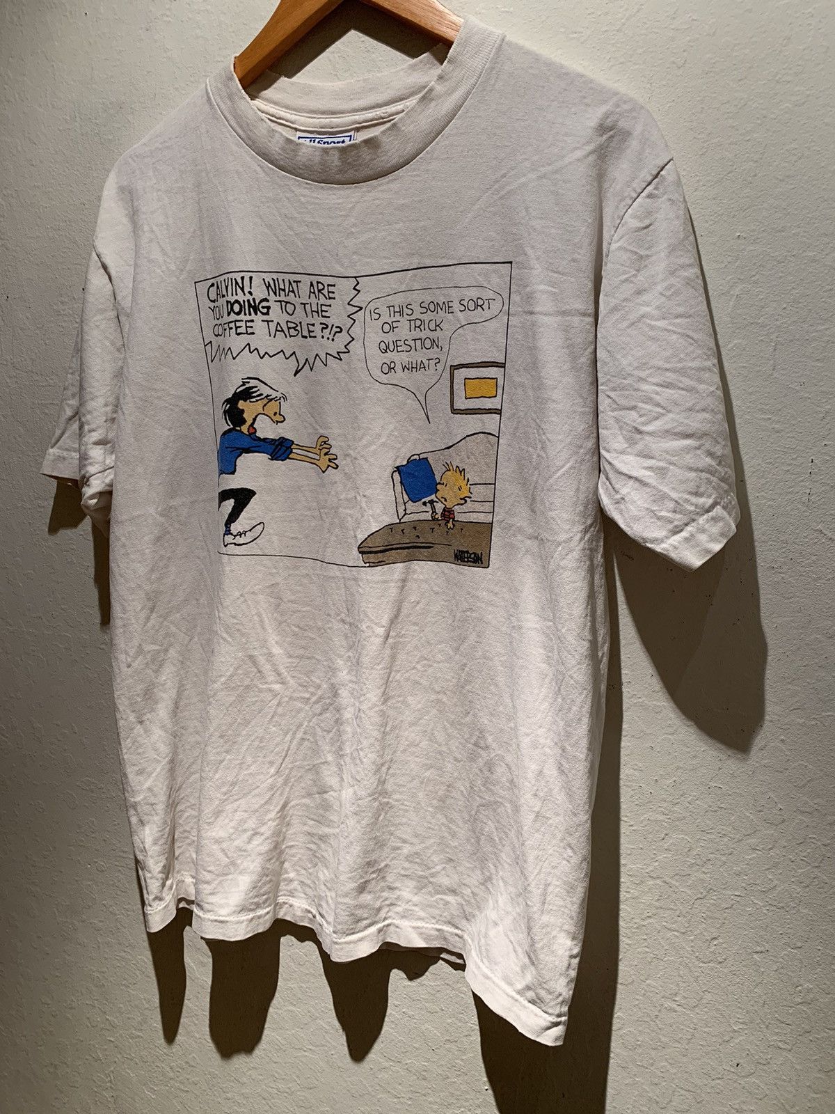 RARE* Vintage Calvin & Hobbes Single Stitch USA-Made T-Shirt