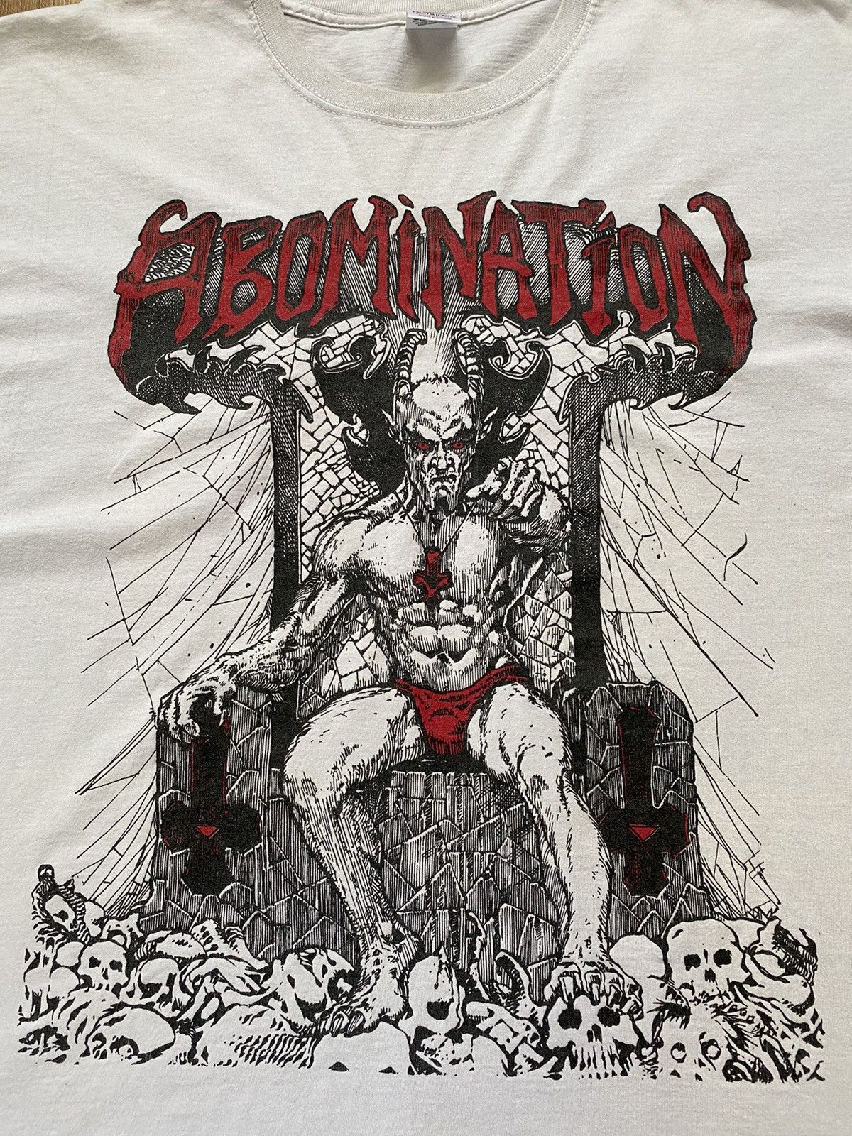Band Tees Vintage Y2K Abomination T Shirt Tee Devil Cradle of Filth Size US XXL / EU 58 / 5 - 2 Thumbnail