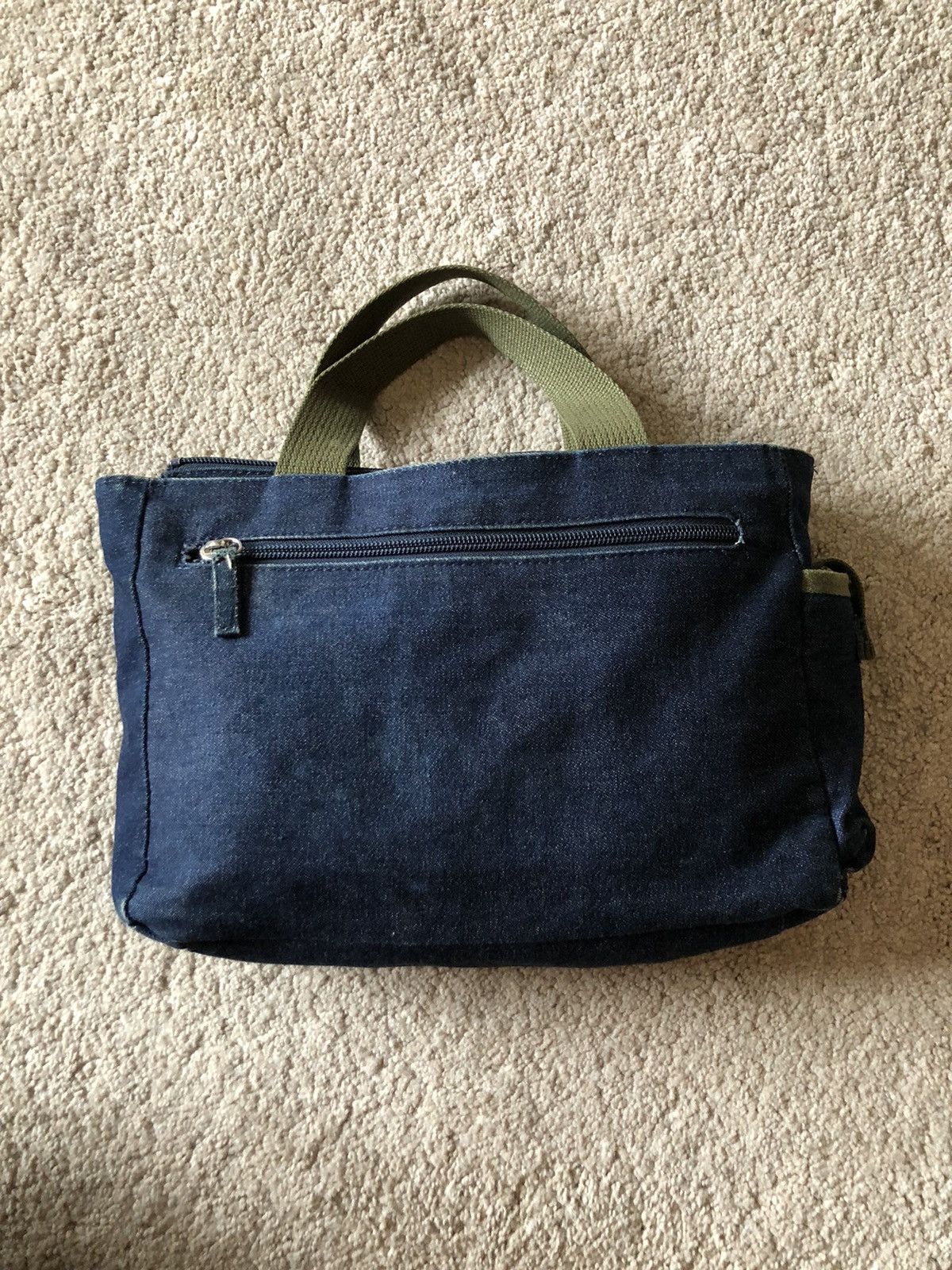 Jean Paul Gaultier 1990s Jean Paul Gaultier Denim Small Hand Carry Bag Size ONE SIZE - 4 Thumbnail
