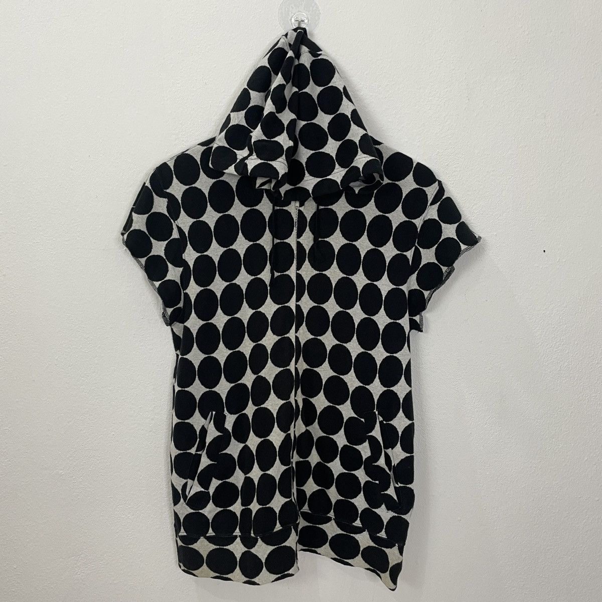 COMME des GARCONS HOMME Silver tag long-sleeved collared pullover knit Brown beige