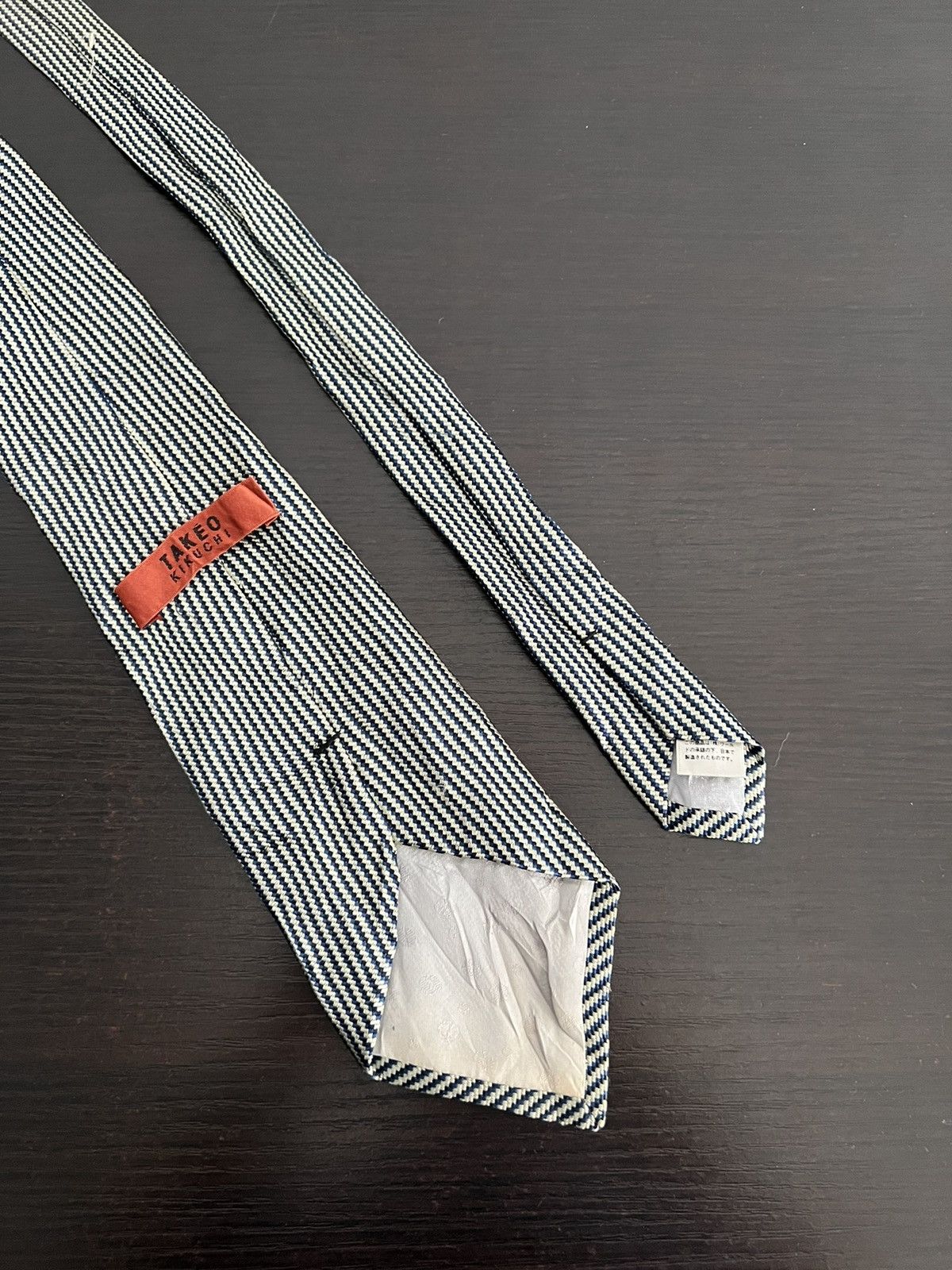 Takeo Kikuchi Takeo Kikuchi Hickory Design Tie Size ONE SIZE - 4 Thumbnail