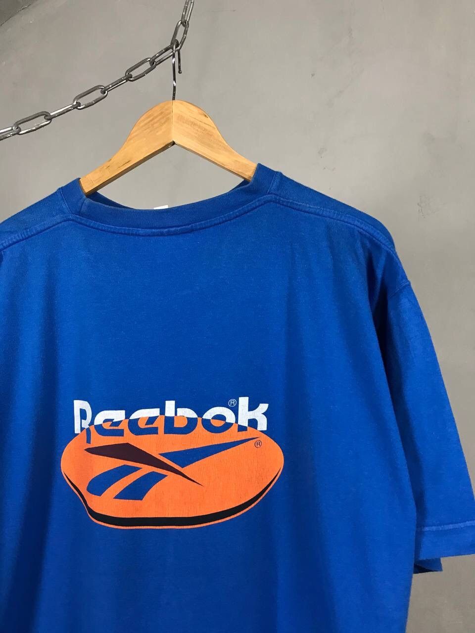 Reebok Reebok Vintage Sportwear Big Logo Tee Size US XL / EU 56 / 4 - 3 Thumbnail