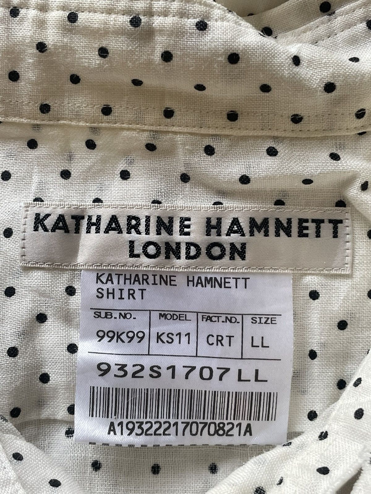 Katharine Hamnett London Katharine Hamnett London Shirt Size L / US 10 / IT 46 - 3 Thumbnail
