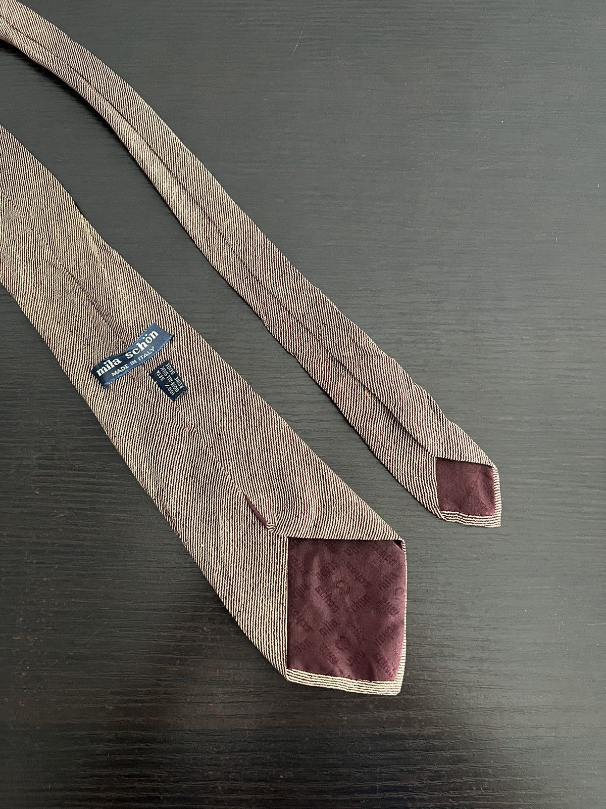 Mila Schon Mila Schon Silk Tie Size ONE SIZE - 4 Thumbnail
