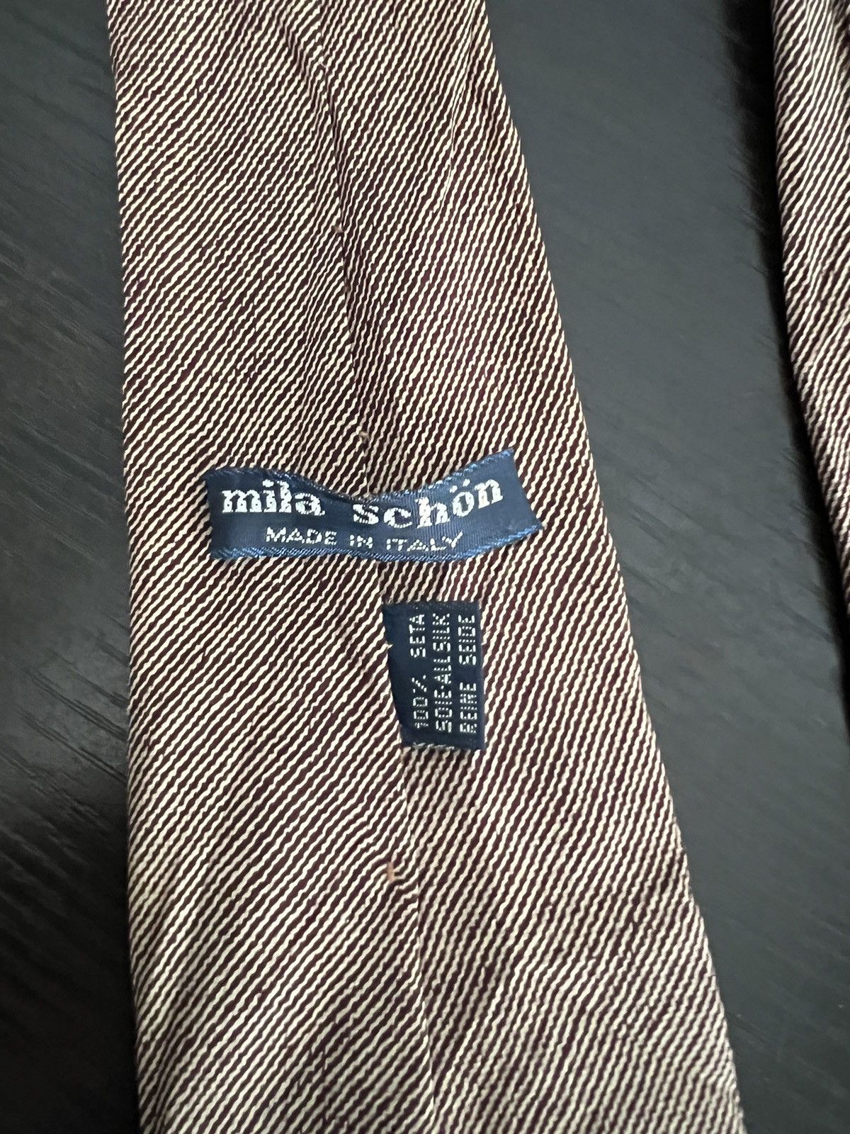 Mila Schon Mila Schon Silk Tie Size ONE SIZE - 5 Thumbnail