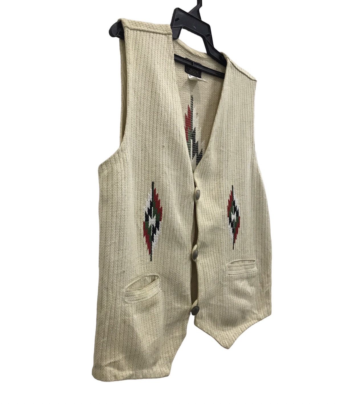 Japanese Brand Houston Chimayo Vest Ortega Pattern Embroidered Vest Size US M / EU 48-50 / 2 - 8 Thumbnail
