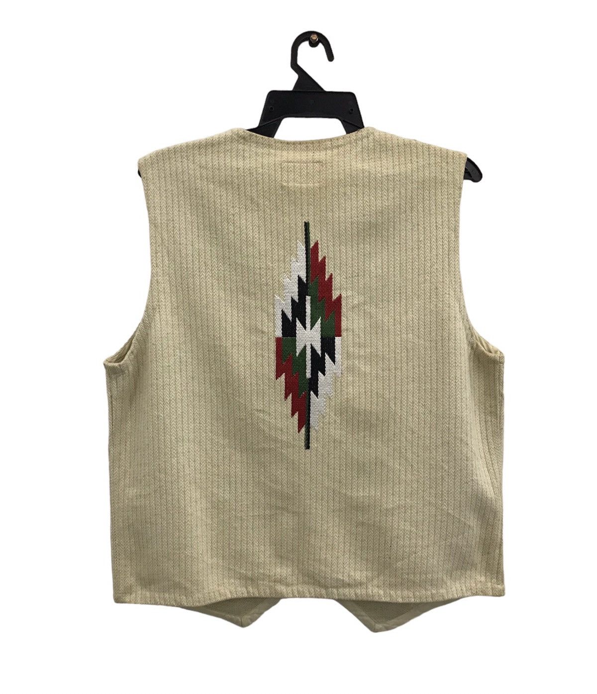 Japanese Brand Houston Chimayo Vest Ortega Pattern Embroidered Vest Size US M / EU 48-50 / 2 - 2 Thumbnail