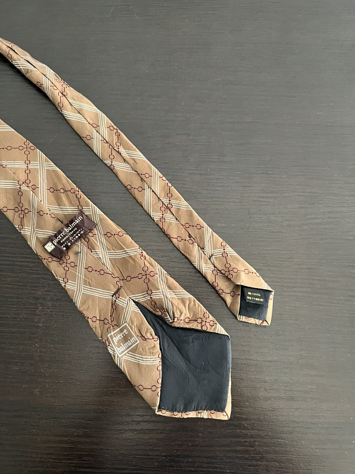 Pierre Balmain Pierre Balmain Silk Tie Size ONE SIZE - 4 Thumbnail