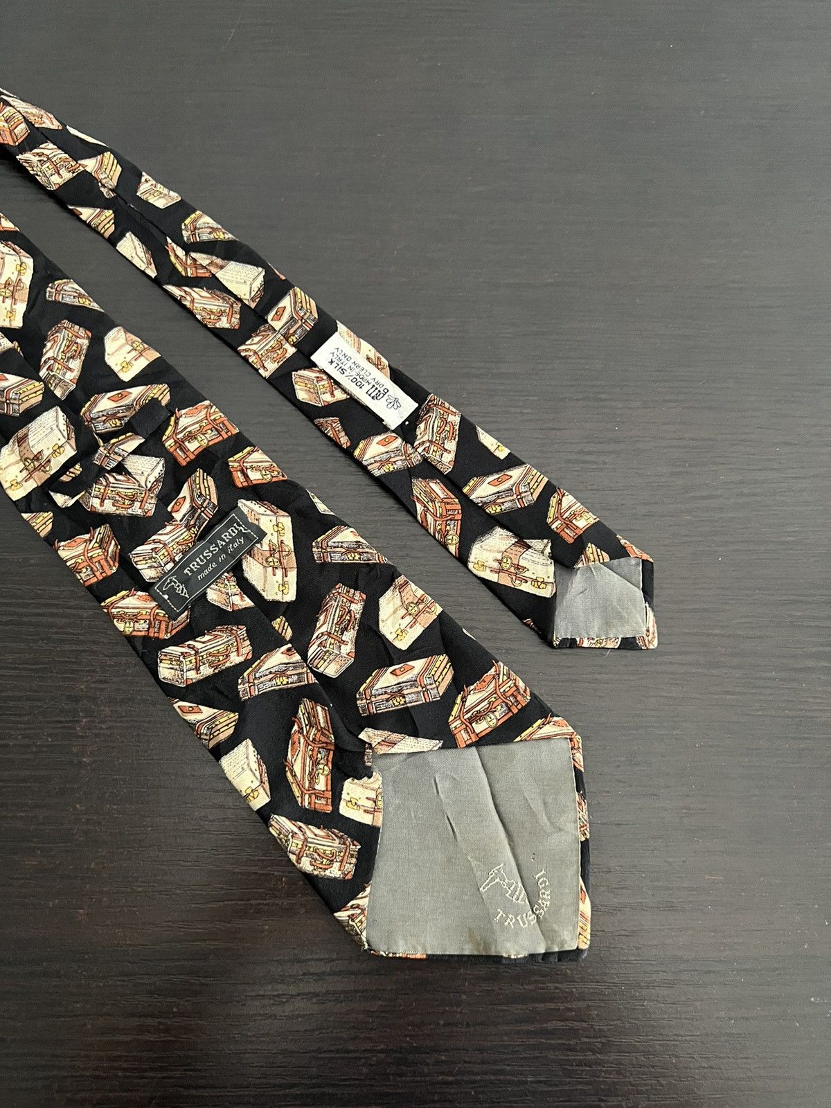 Trussardi Trussardi Silk Tie Size ONE SIZE - 4 Thumbnail