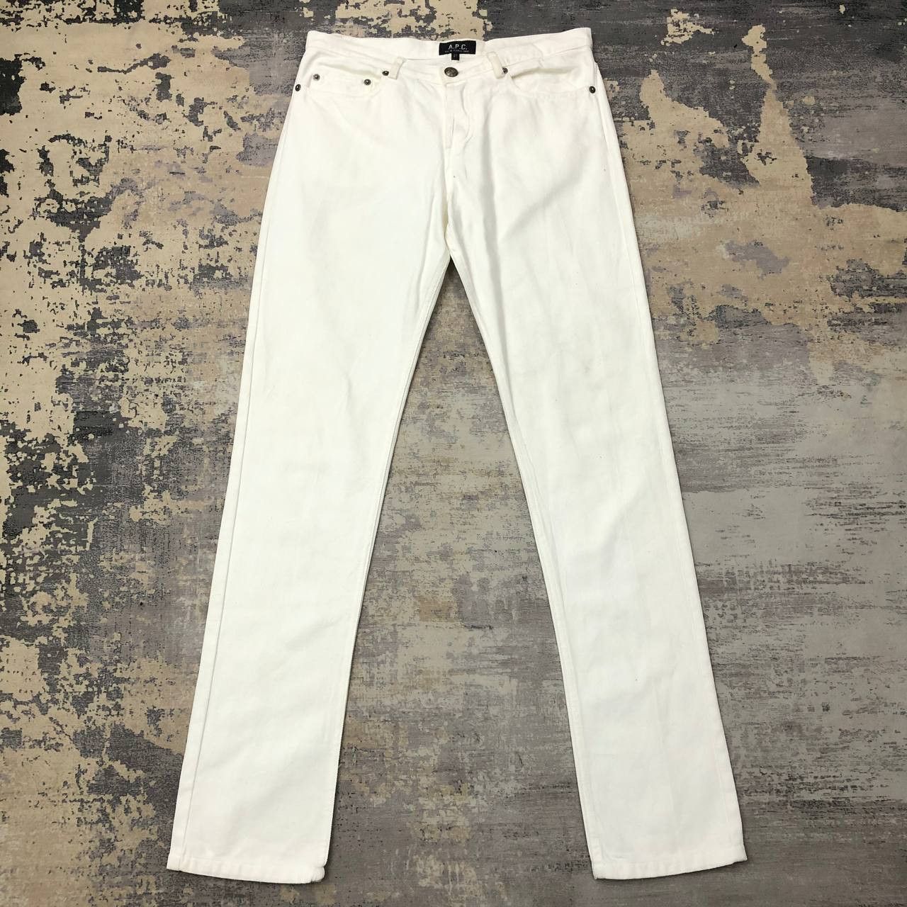 A.P.C. P421 A.P.C. RUE DE FLEURUS PARIS SKINNY JEANS Size US 30 / EU 46 - 1 Thumbnail