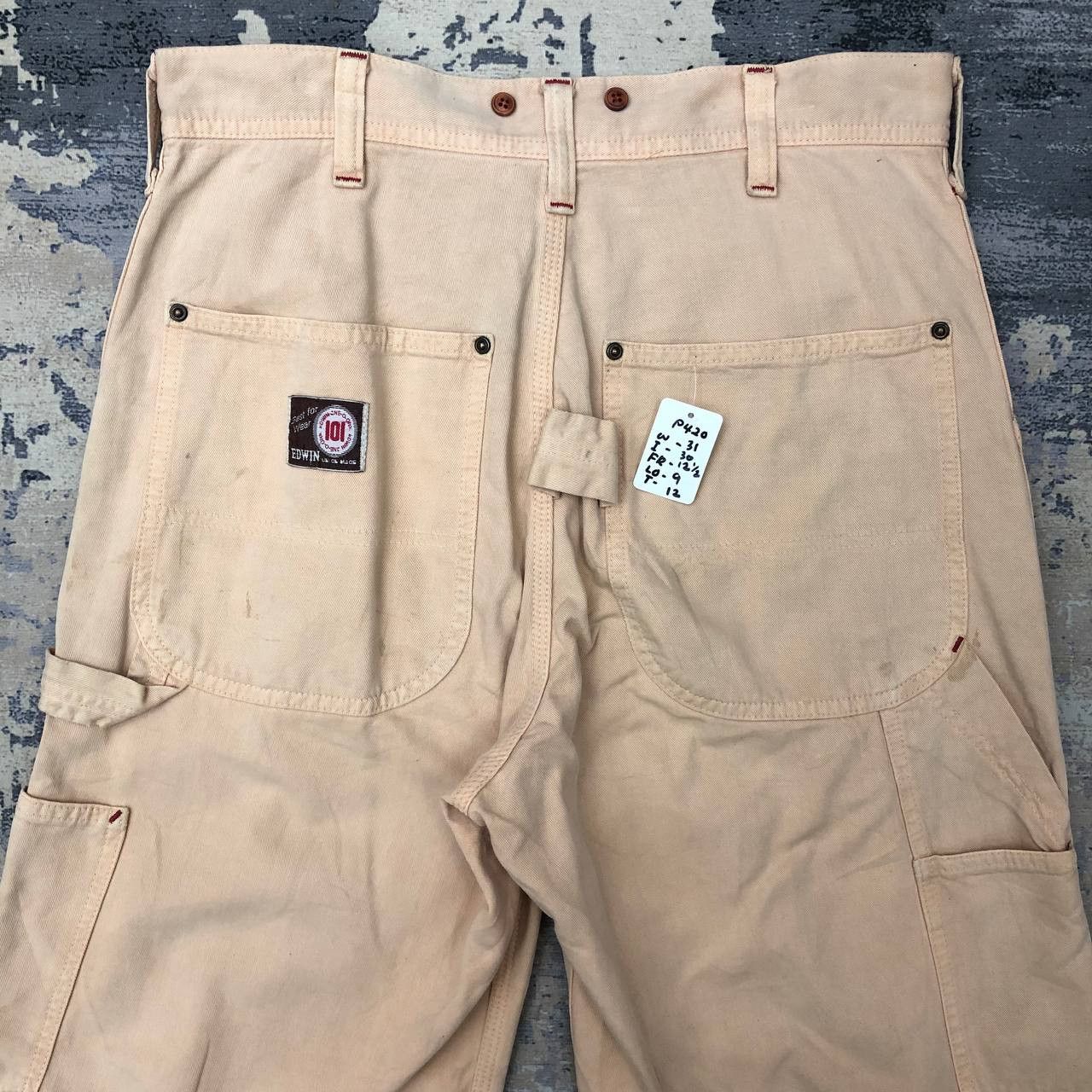 Edwin P420 VTG EDWIN WORKWEAR BUSH PANTS Size US 31 - 4 Thumbnail