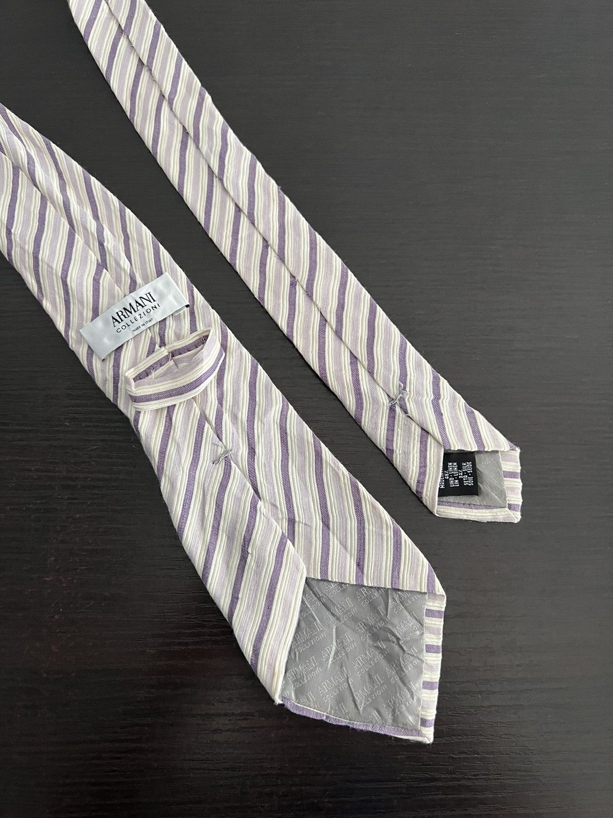 Armani Armani Silk Tie Size ONE SIZE - 5 Thumbnail